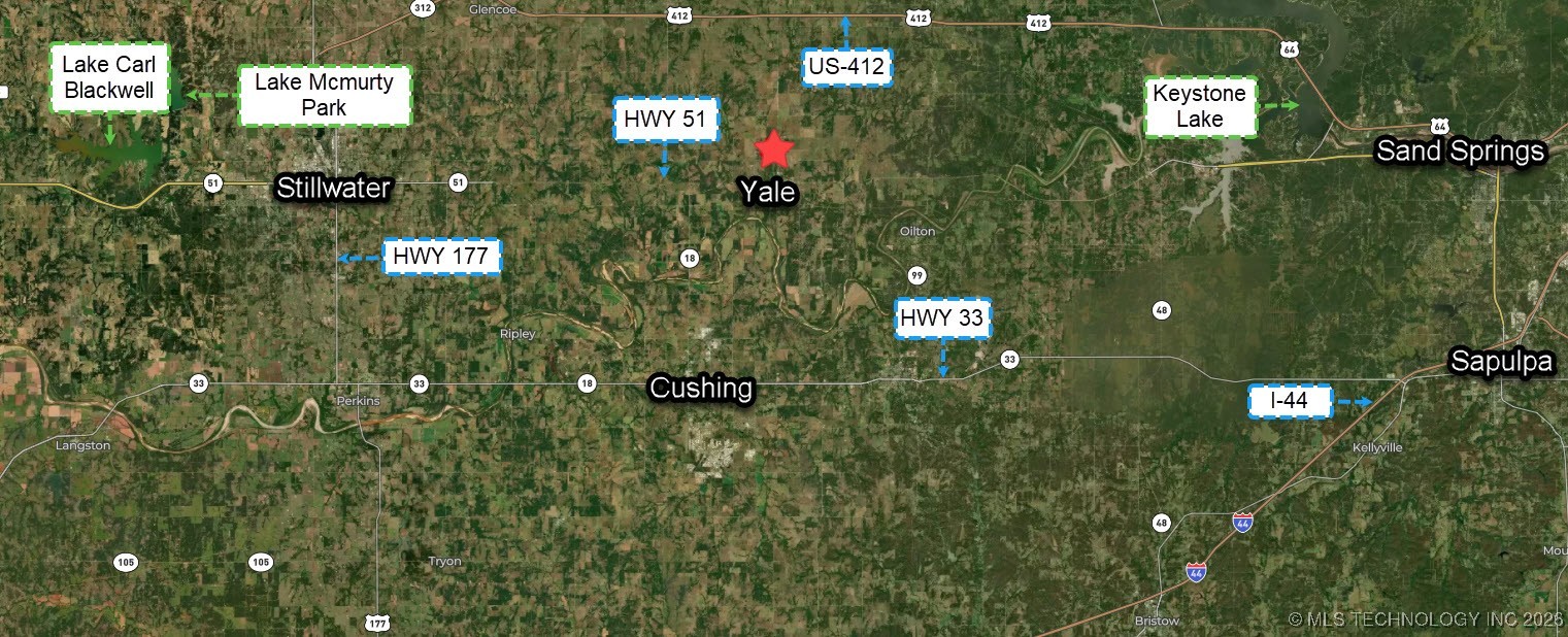 2 E Mcelroy Road Yale OK 74085
