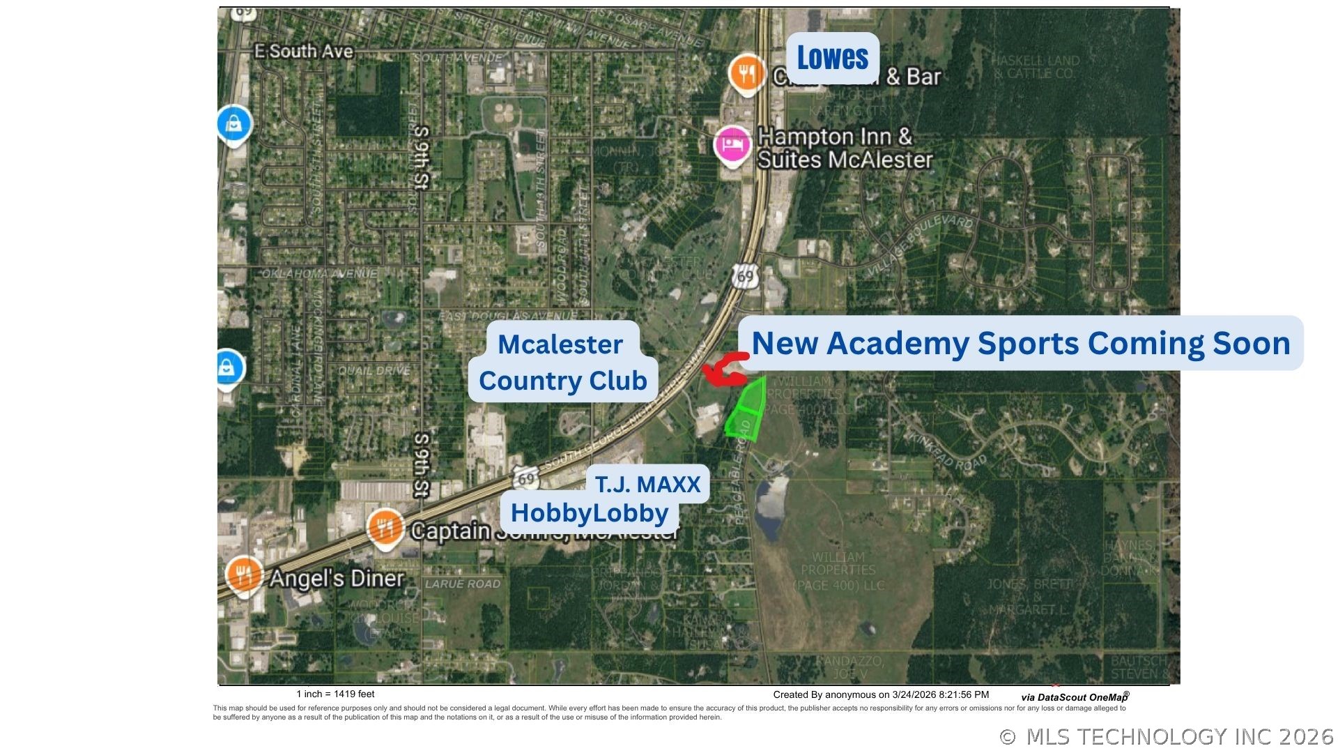 Peaceable Road Mcalester OK 74501