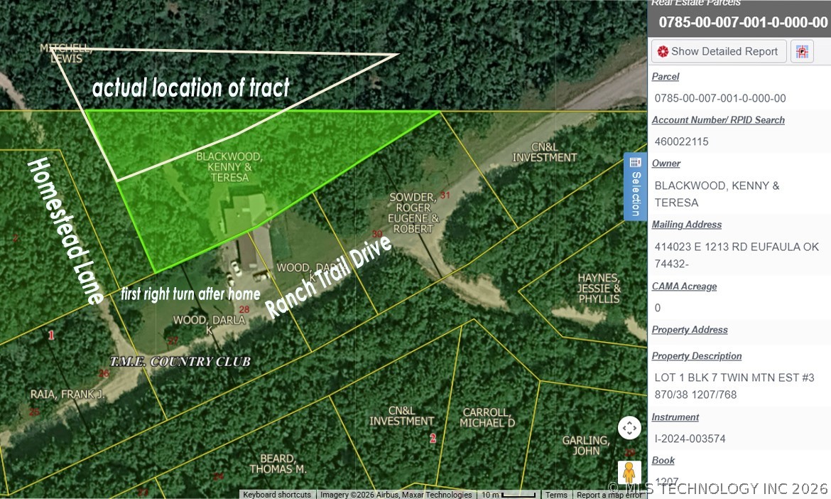 1 Homestead Lane Eufaula OK 74432