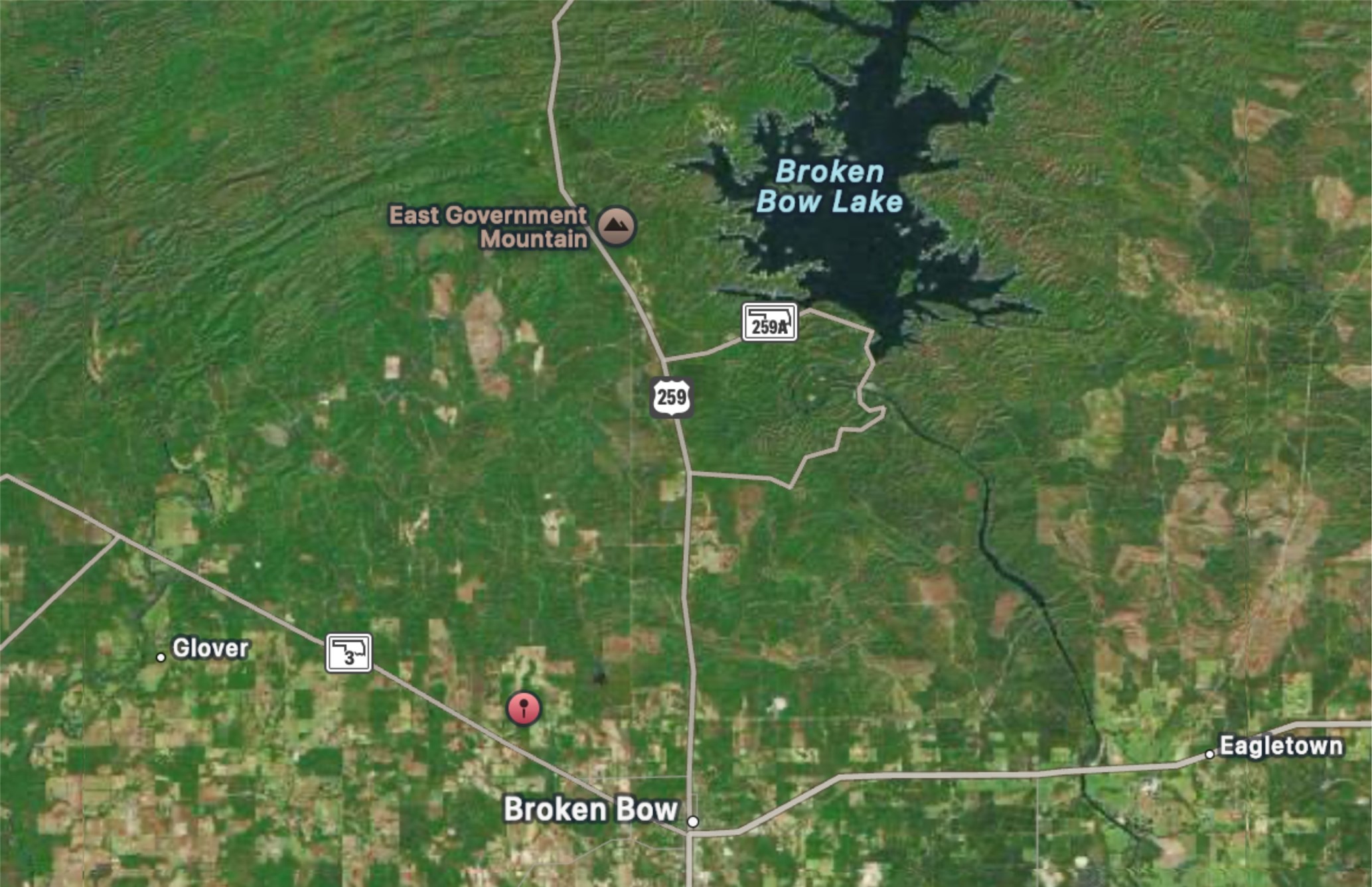 Overcup Acorn Trail Broken Bow OK 74728