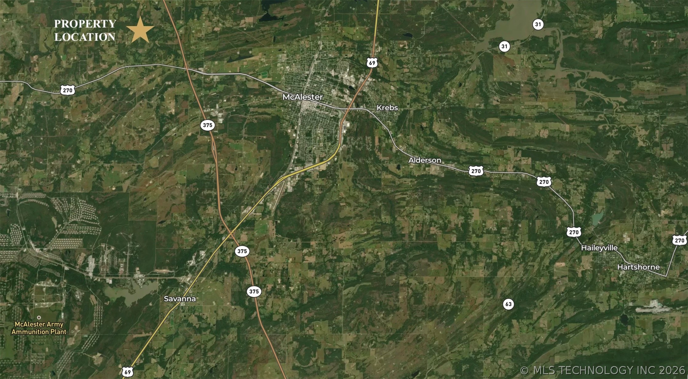 Pine Tree Road Mcalester OK 74501