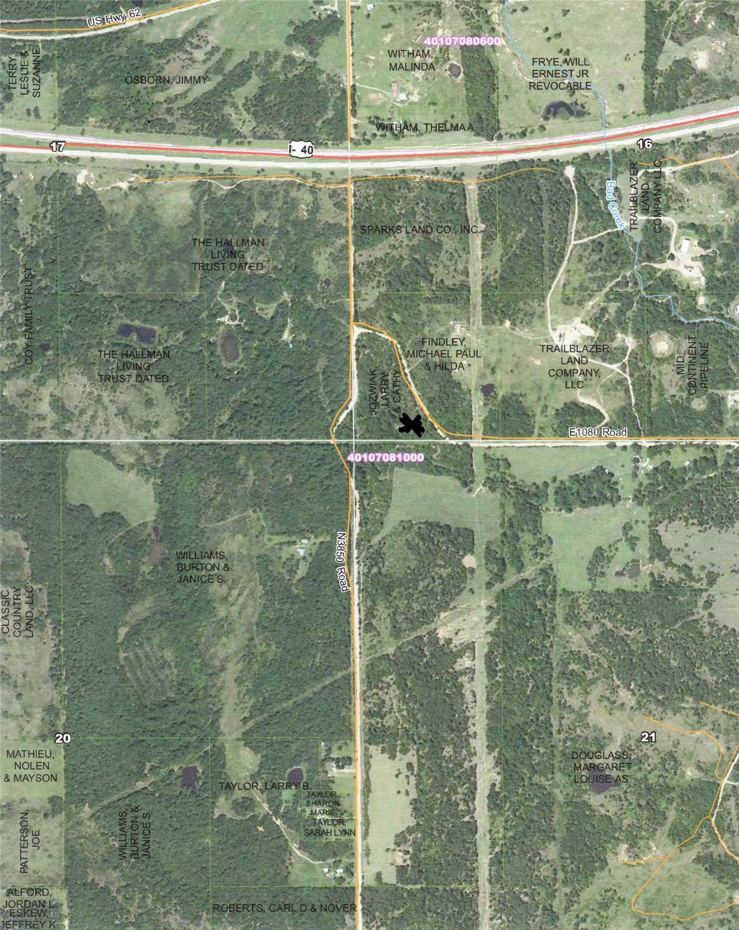E 1080 Road Weleetka OK 74880