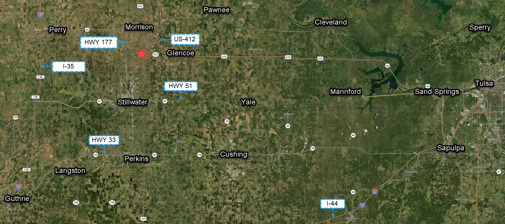 1 E Lone Chimney Road Glencoe OK 74032