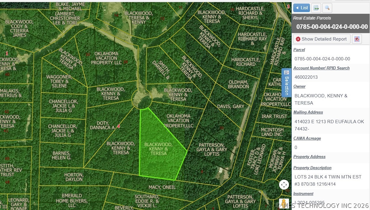 24 Holiday Lane Eufaula OK 74432