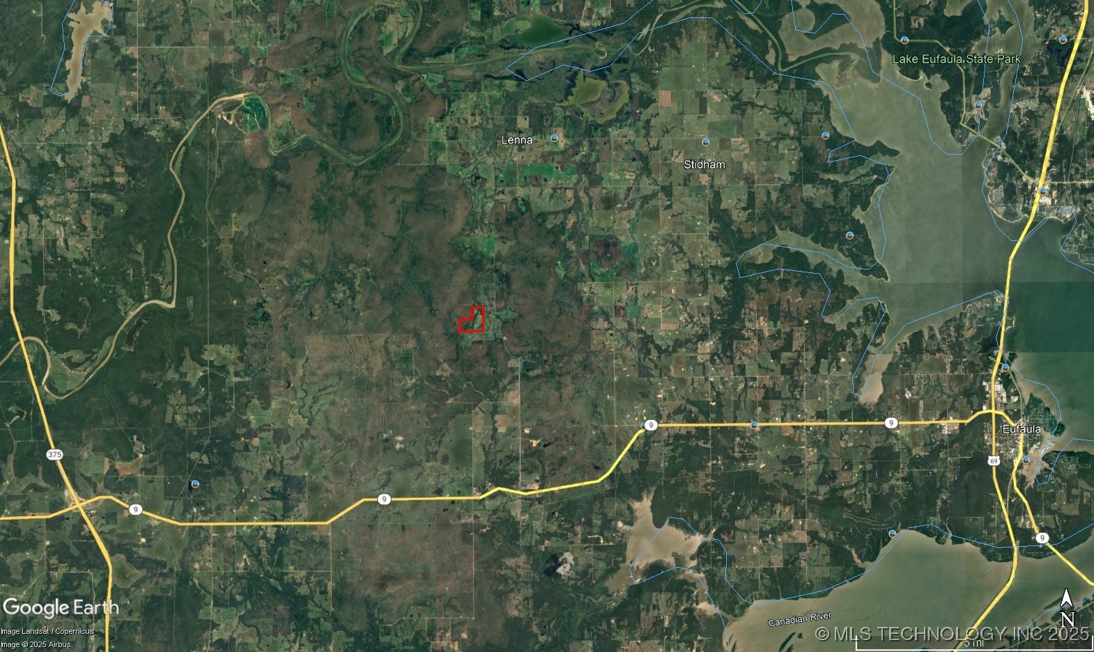 N 4070 Road Eufaula OK 74432