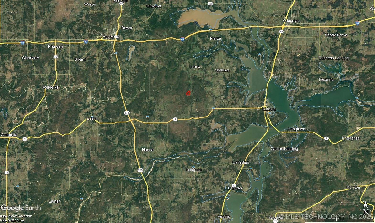 N 4070 Road Eufaula OK 74432