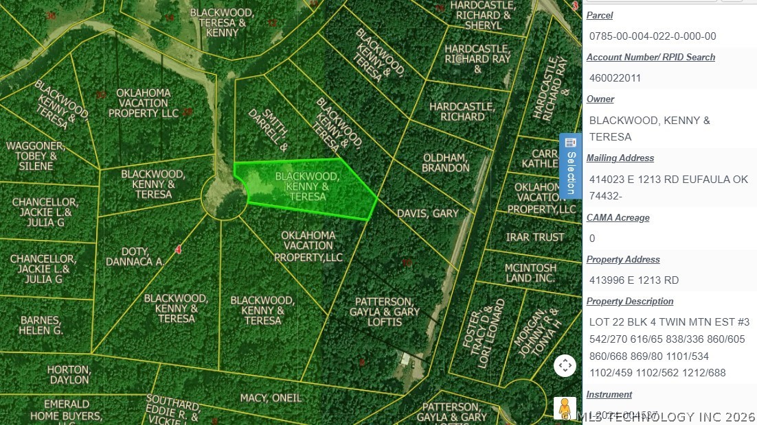 22 Holiday Lane Eufaula OK 74432