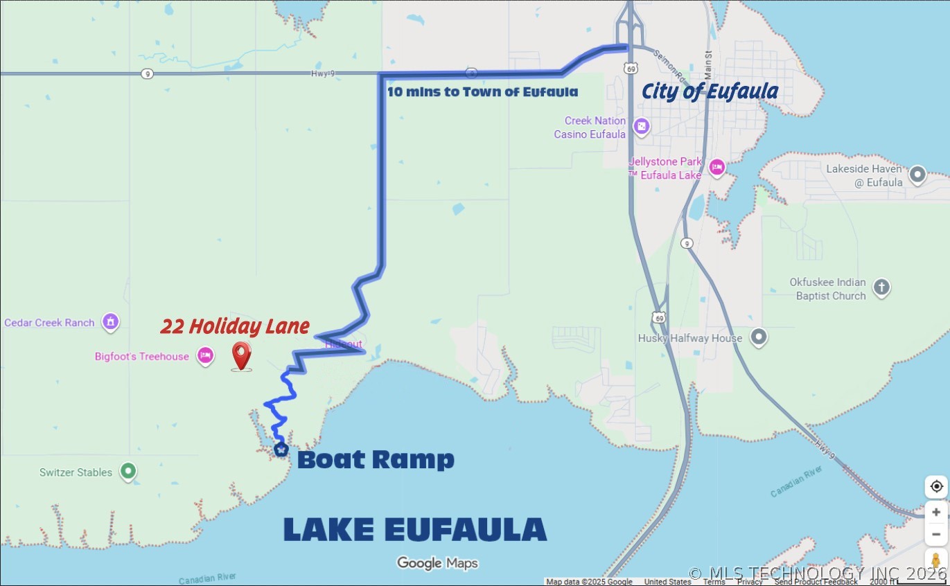 22 Holiday Lane Eufaula OK 74432