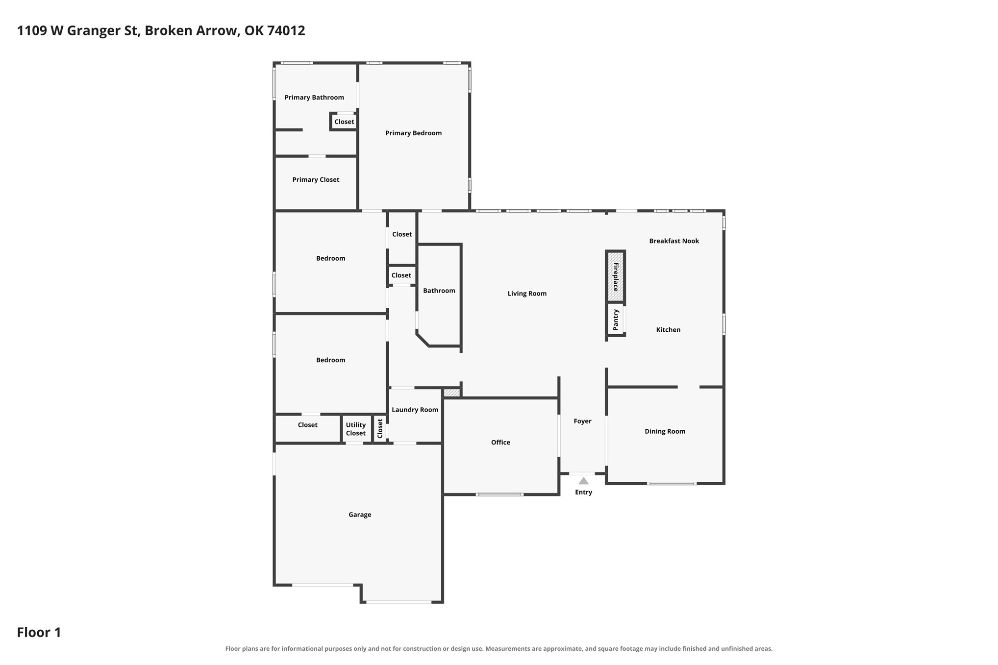 1109 W Granger Street Broken Arrow OK 74012