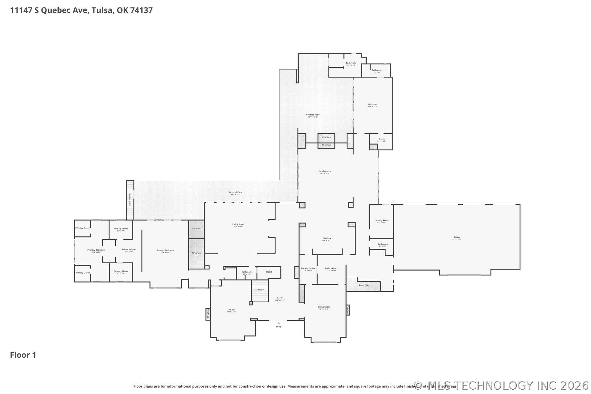11147 S Quebec Avenue Tulsa OK 74137
