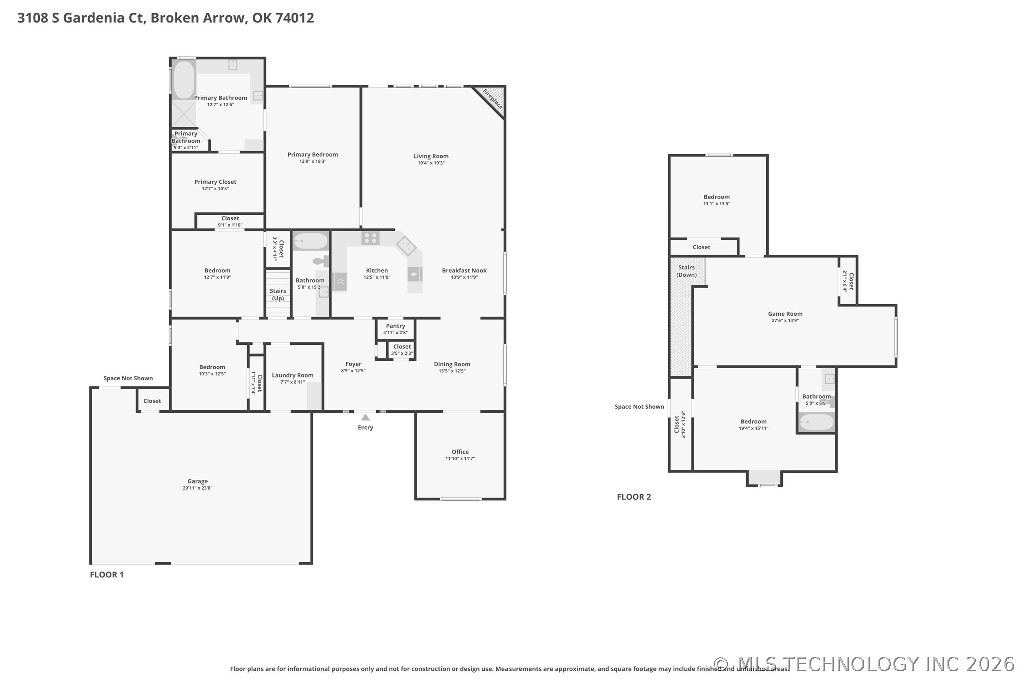 3108 S Gardenia Court Broken Arrow OK 74012