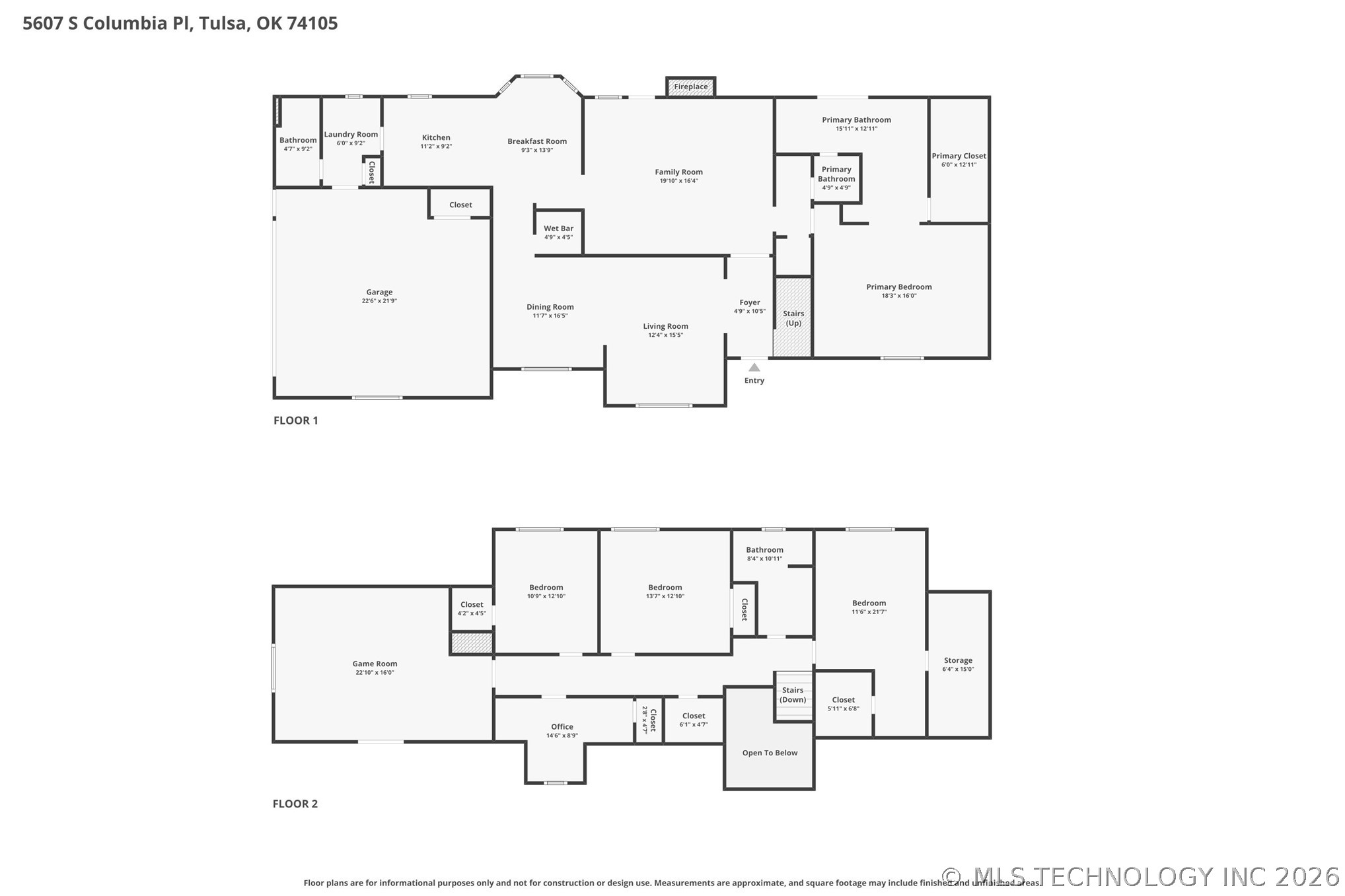 5706 S Columbia Place Tulsa OK 74105