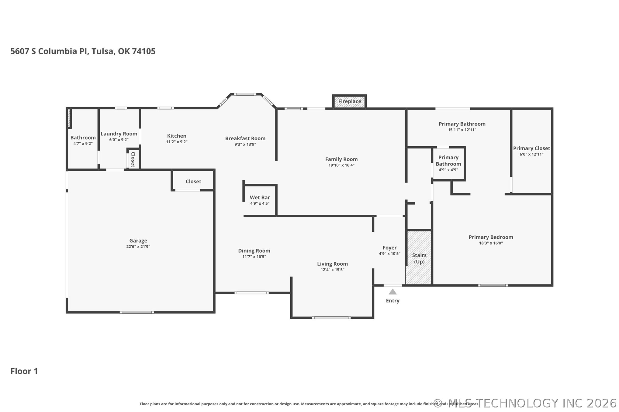 5706 S Columbia Place Tulsa OK 74105
