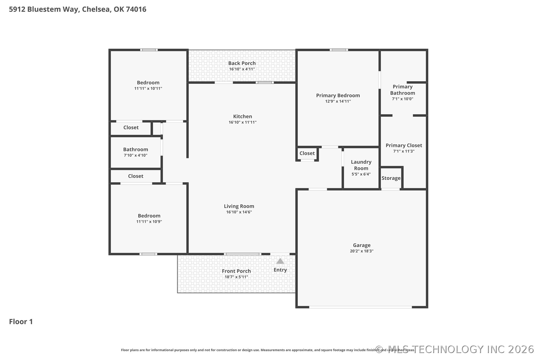 5912 Bluestem Way Chelsea OK 74016