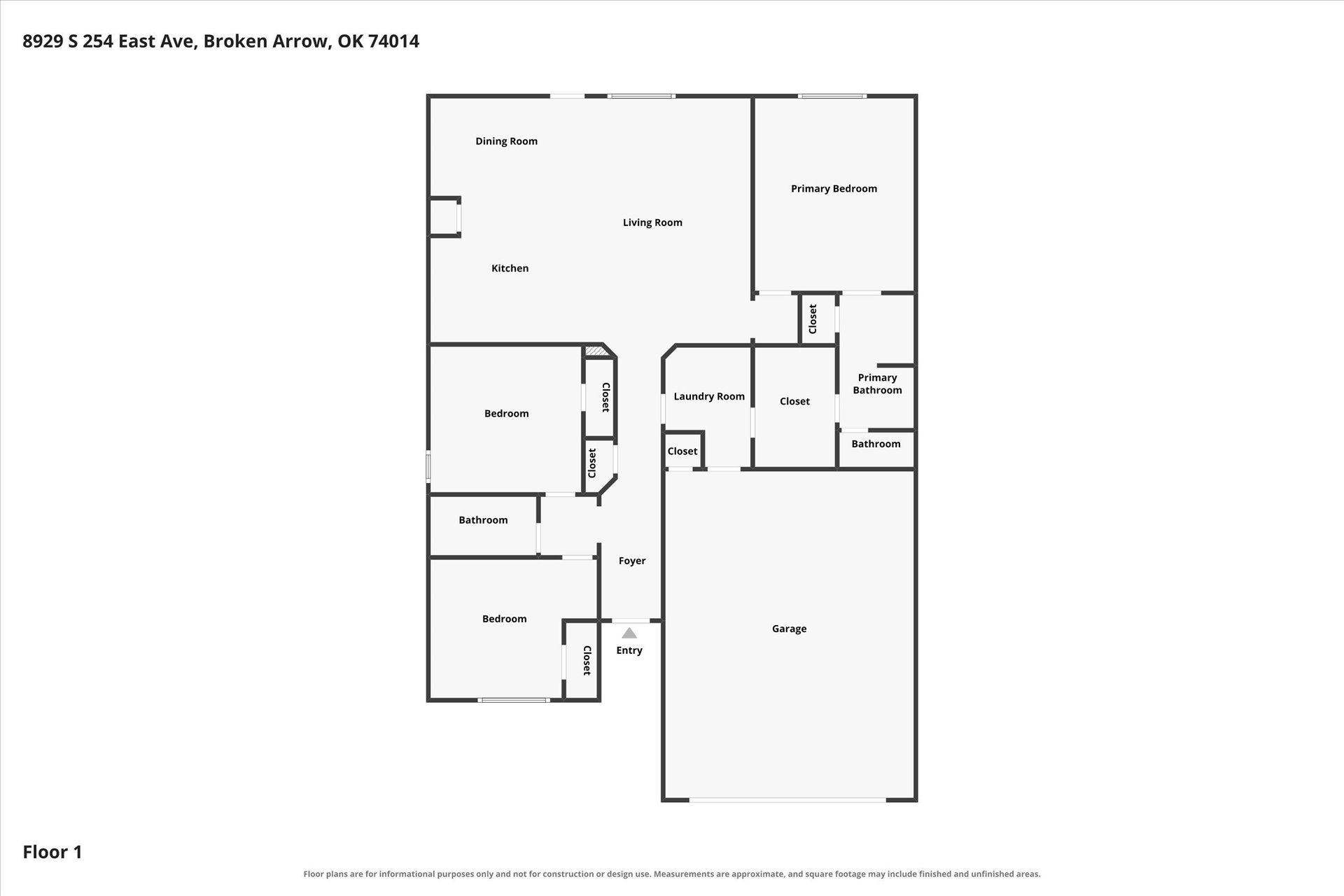 8929 S 254th East Avenue Broken Arrow OK 74014