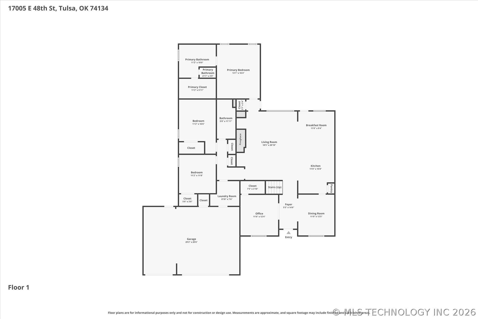 17005 E 48th Street Tulsa OK 74134