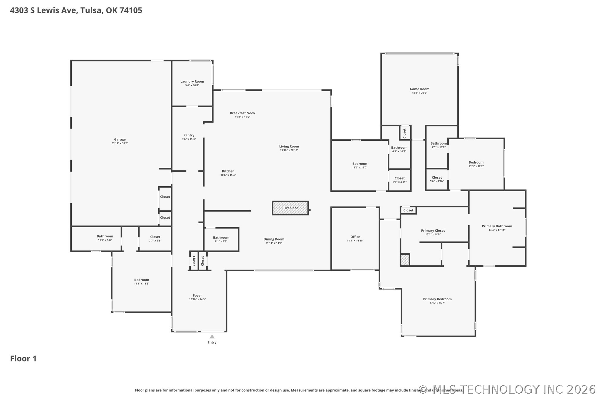 4303 S Lewis Avenue Tulsa OK 74105