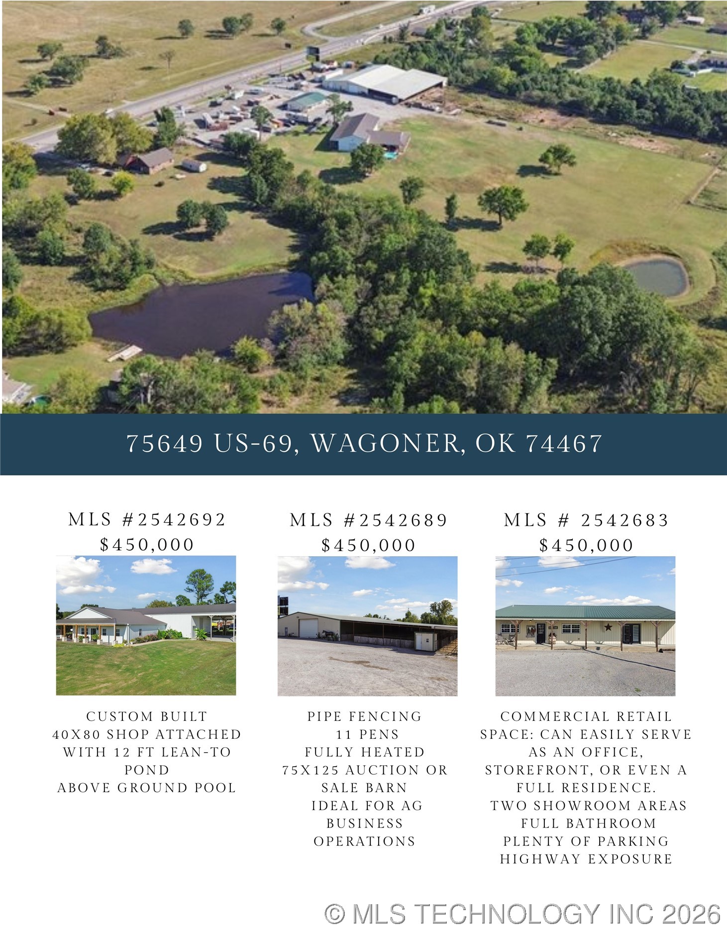 75649 S Highway 69 Highway Wagoner OK 74467