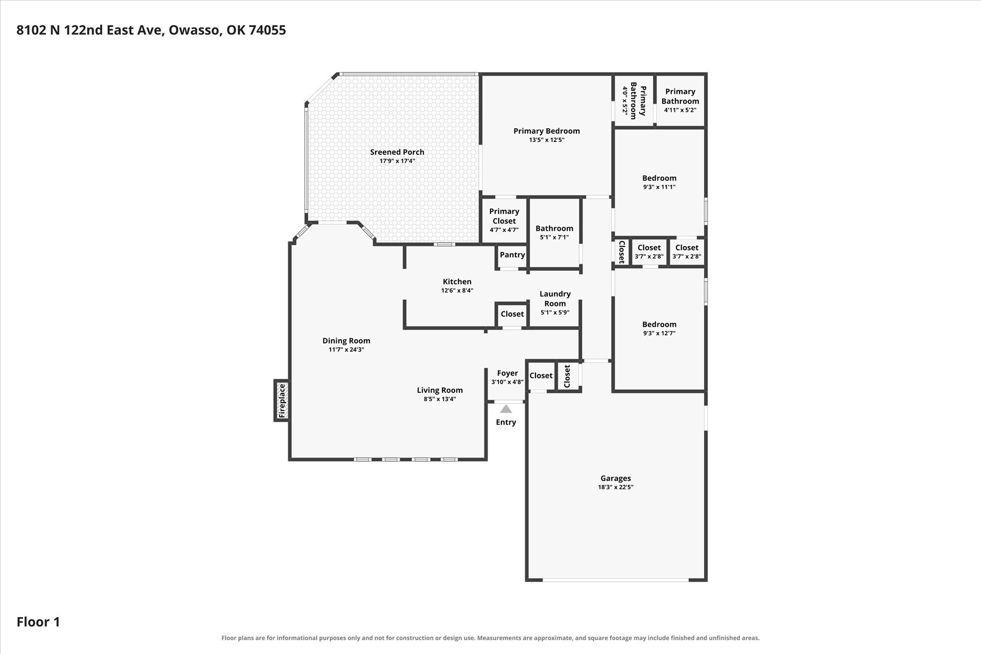 8102 N 122nd East Avenue Owasso OK 74055