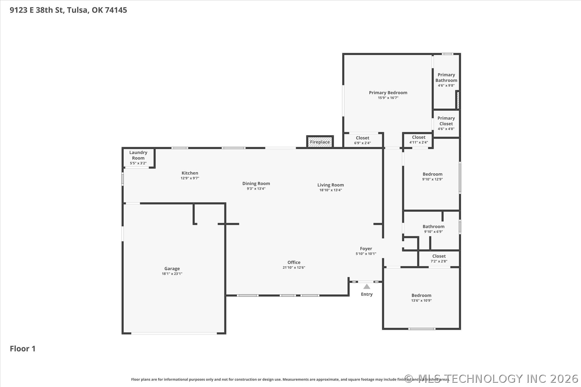 9123 E 38th Street Tulsa OK 74145