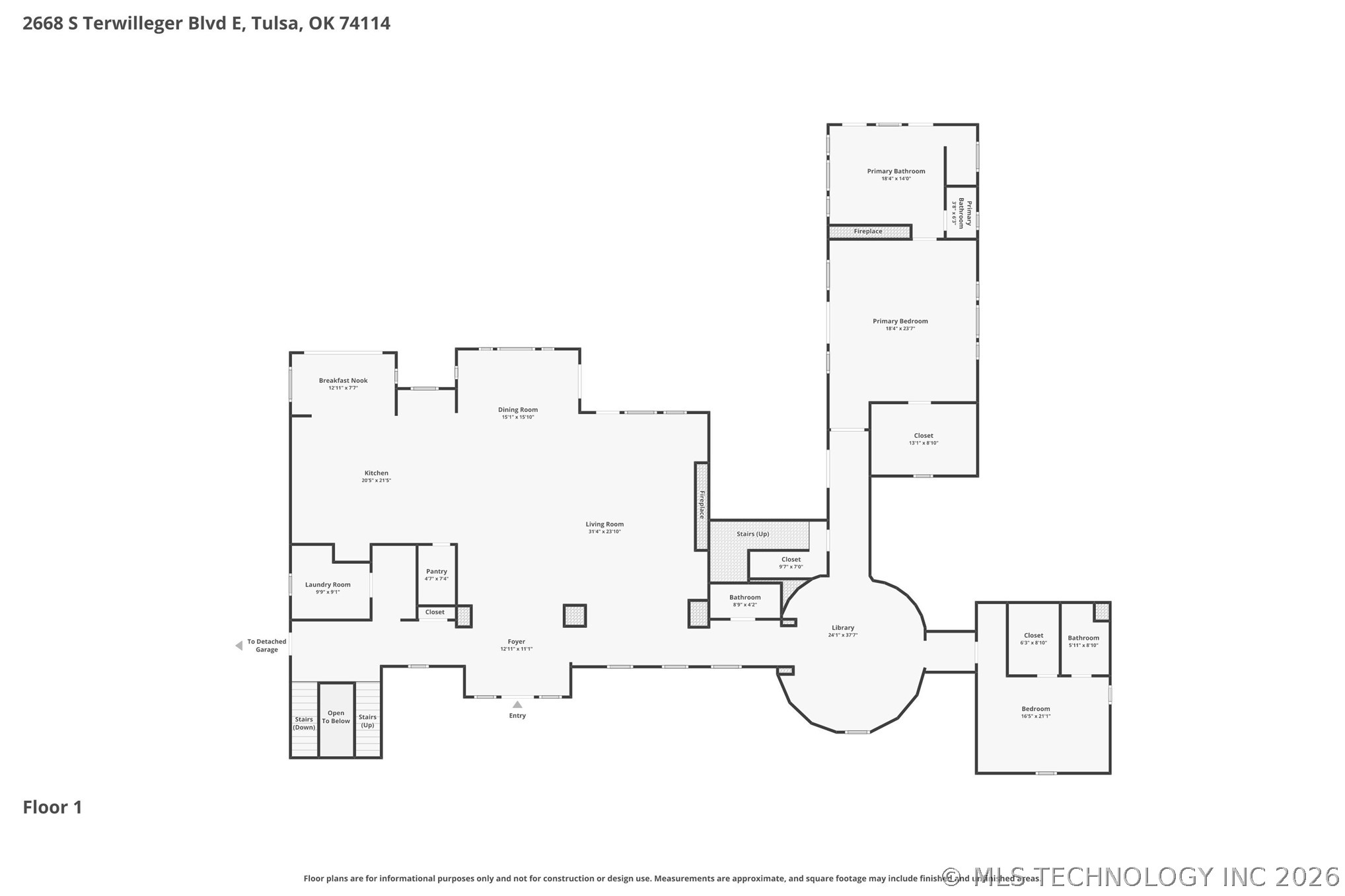 2668 Terwilleger Boulevard Tulsa OK 74114
