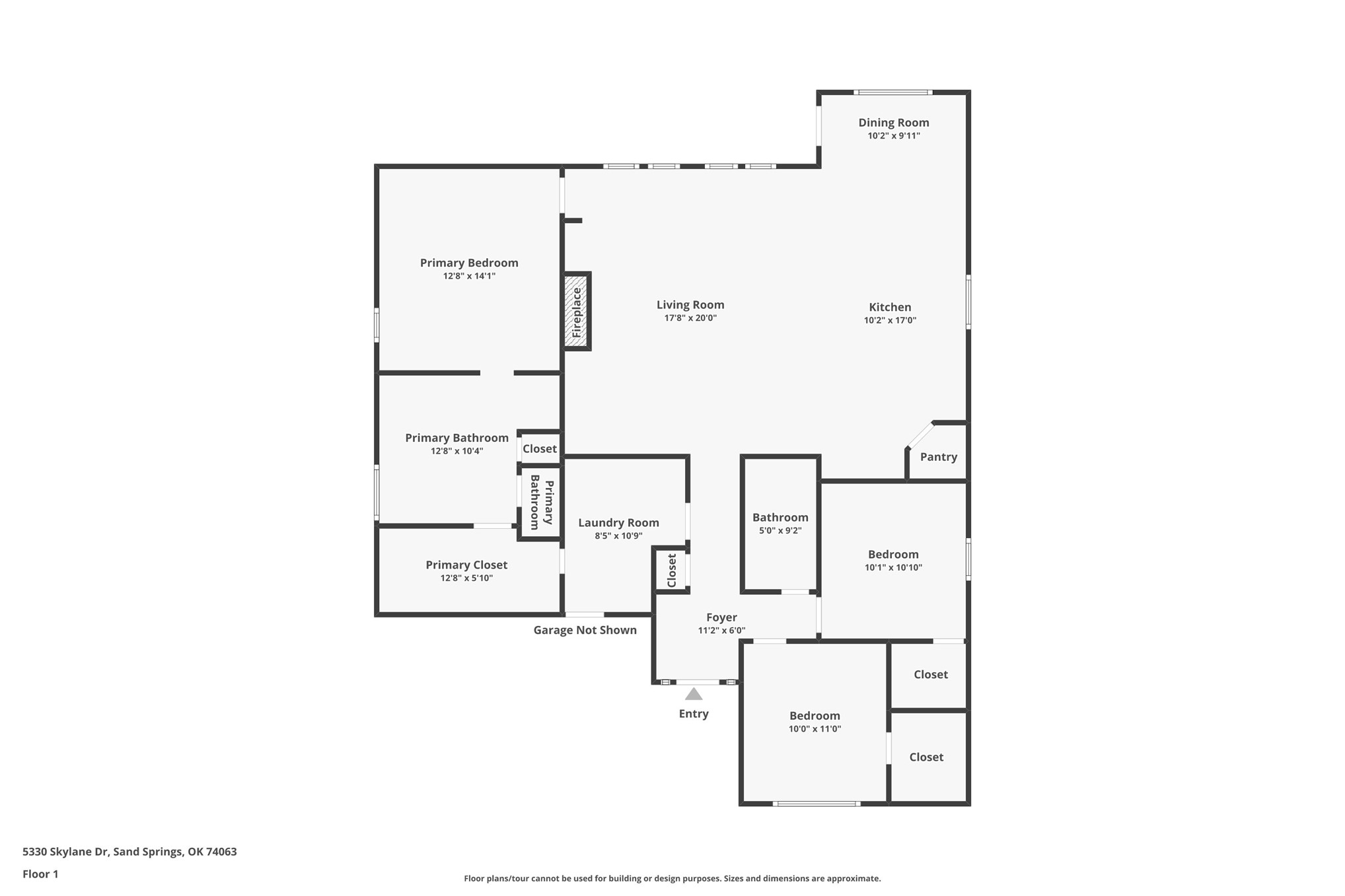 5330 Skylane Drive Sand Springs OK 74063