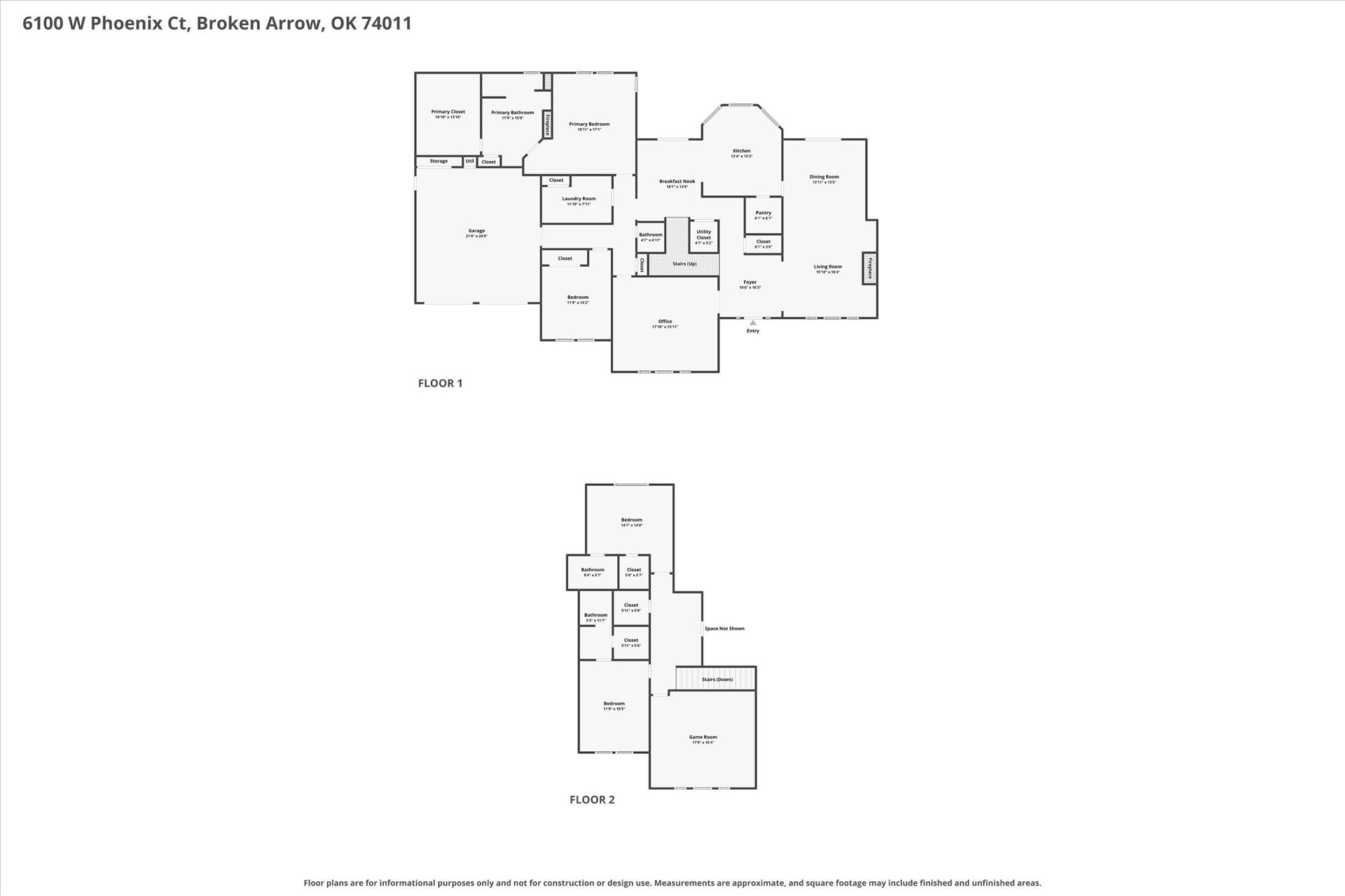 6100 W Phoenix Court Broken Arrow OK 74011
