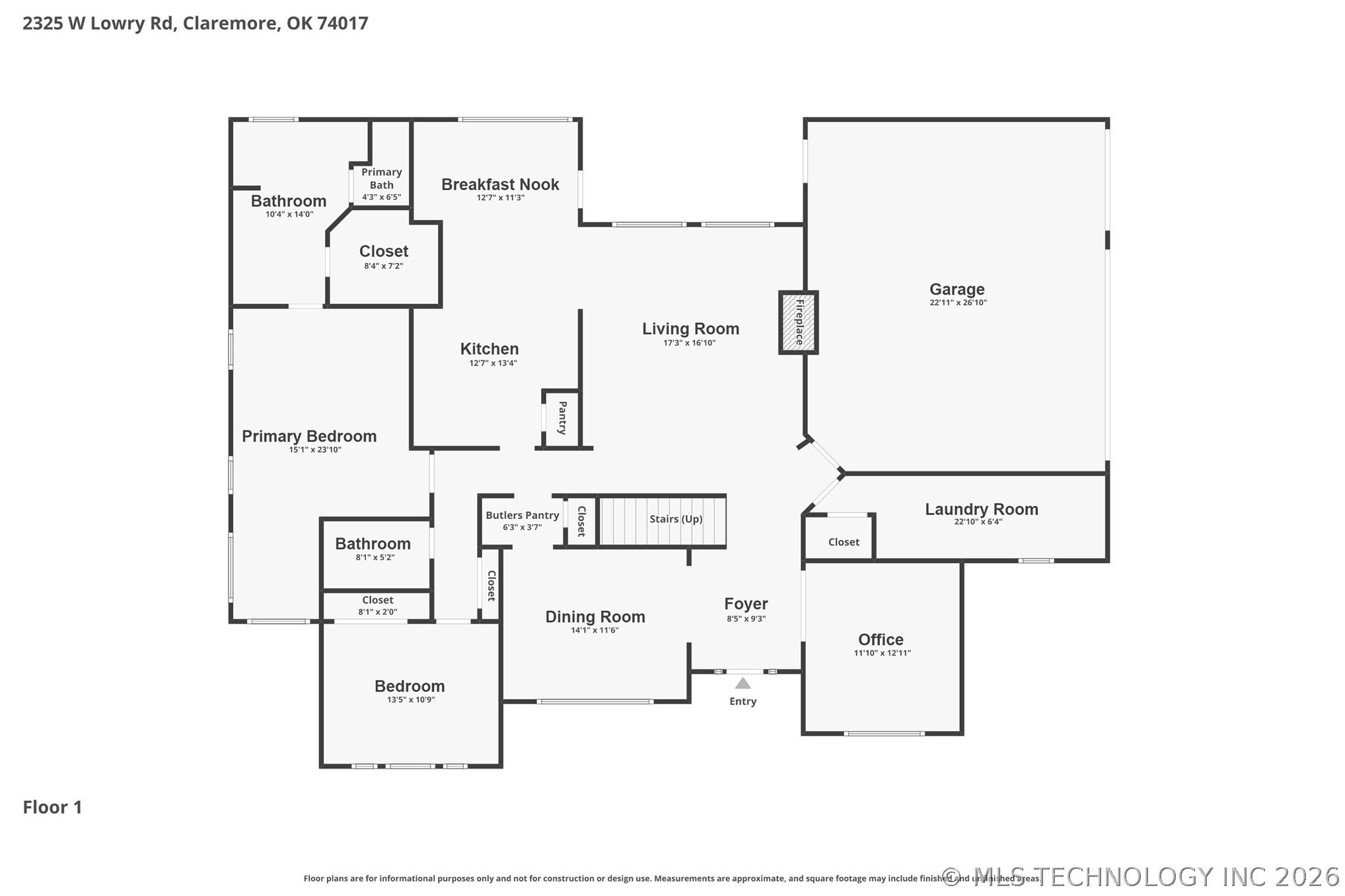 2325 W Lowry Road Claremore OK 74017