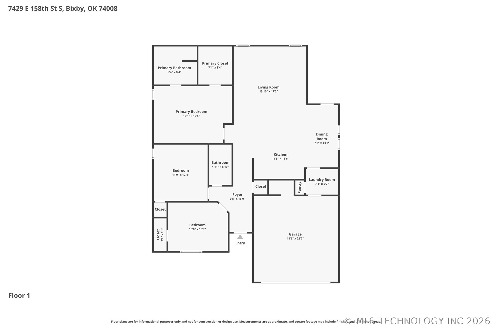 7429 E 158th Street S Bixby OK 74008