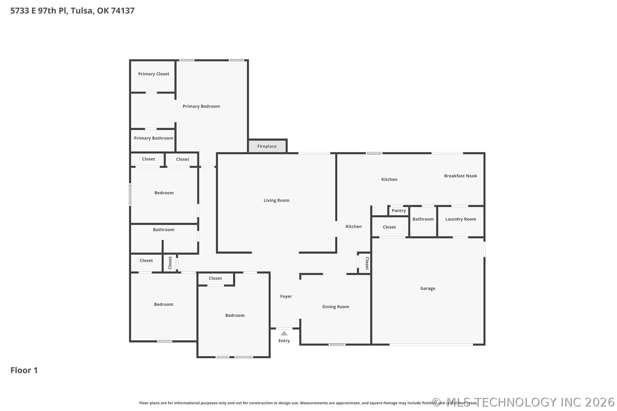 5733 E 97th Place Tulsa OK 74137