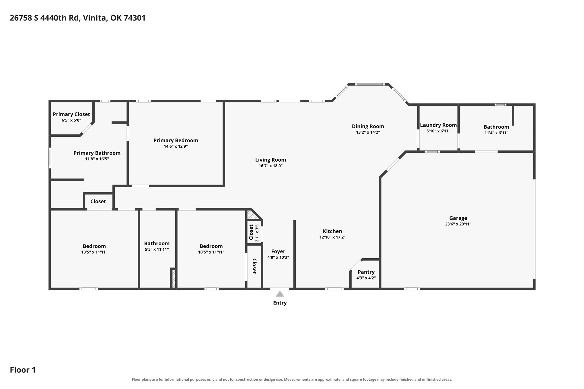 26758 S 4440 Road Vinita OK 74301