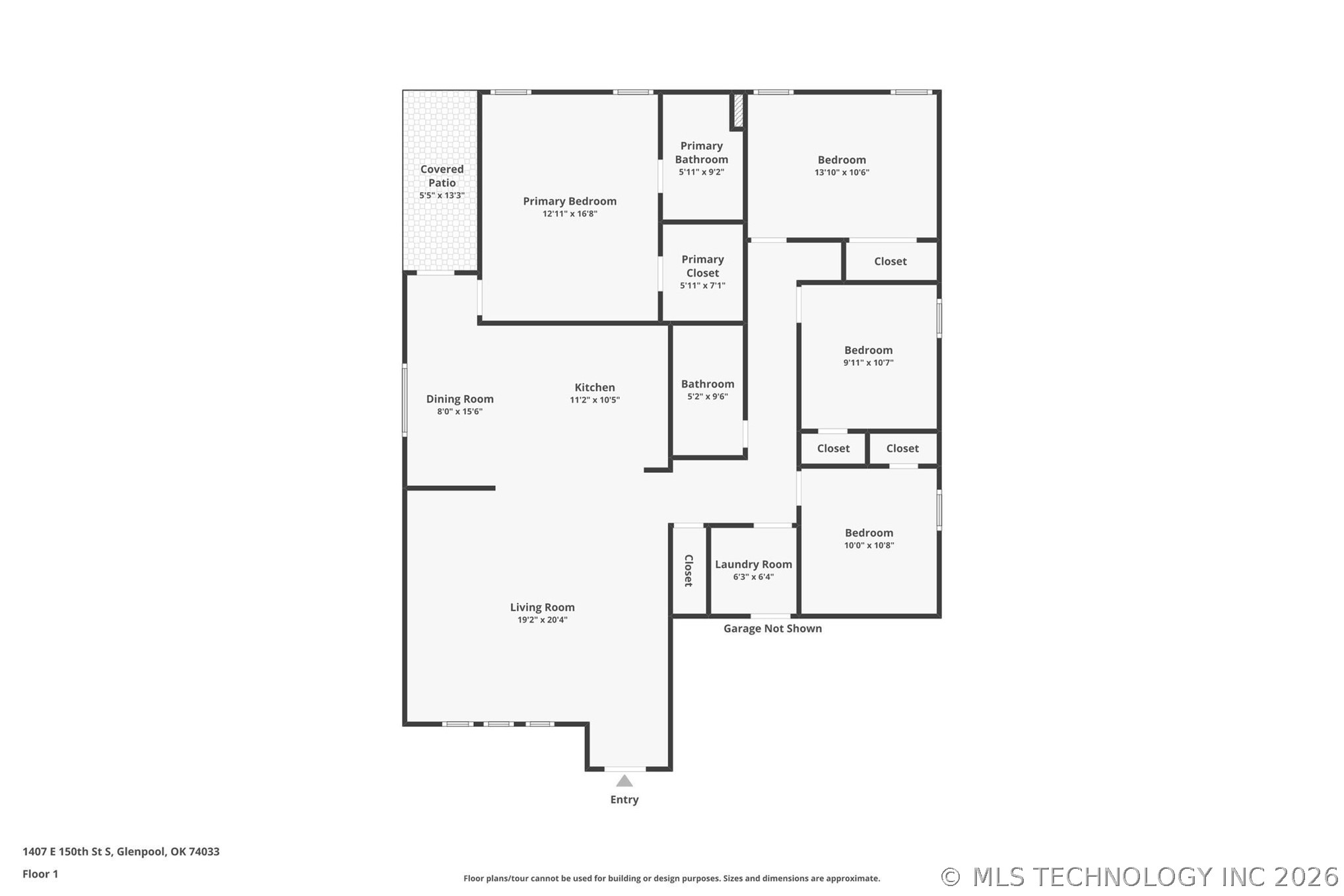 1407 E 150 Street S Glenpool OK 74033