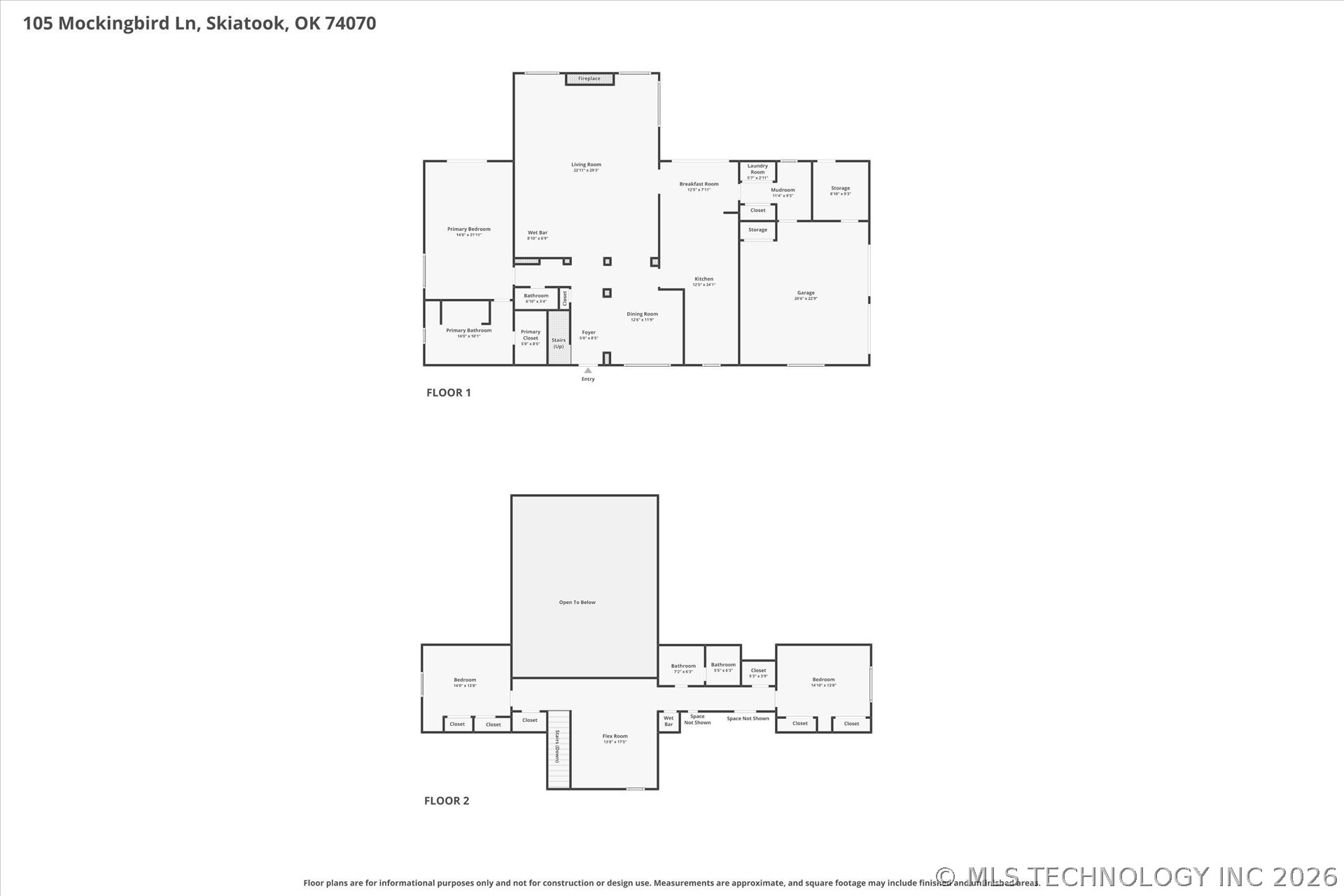 105 Mockingbird Lane Skiatook OK 74070