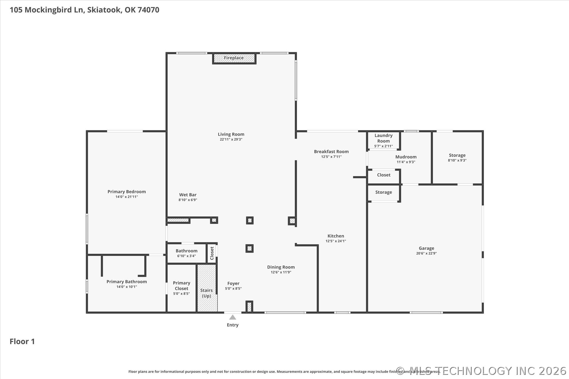 105 Mockingbird Lane Skiatook OK 74070