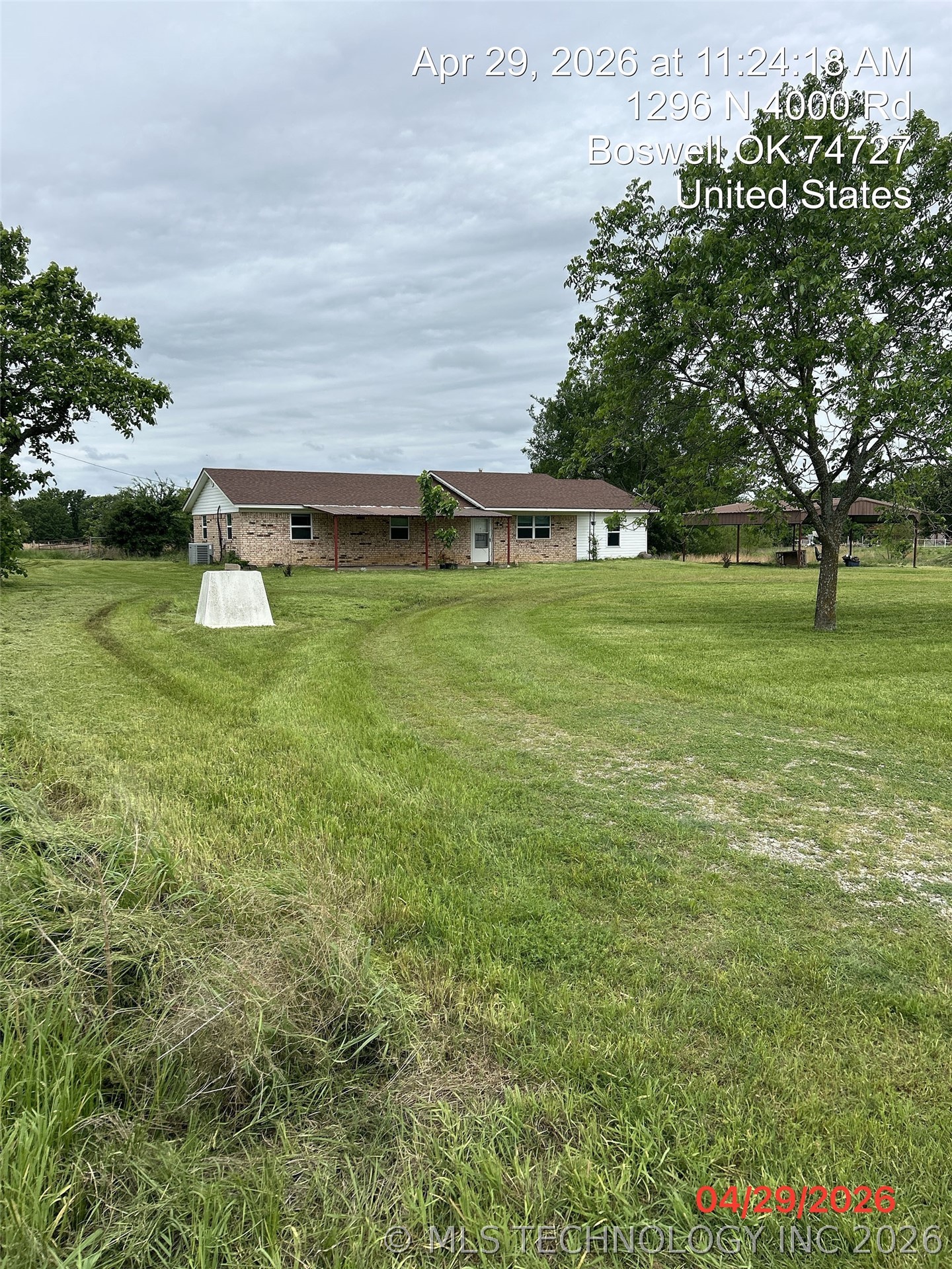 1290 N 4000 Road Boswell OK 74727
