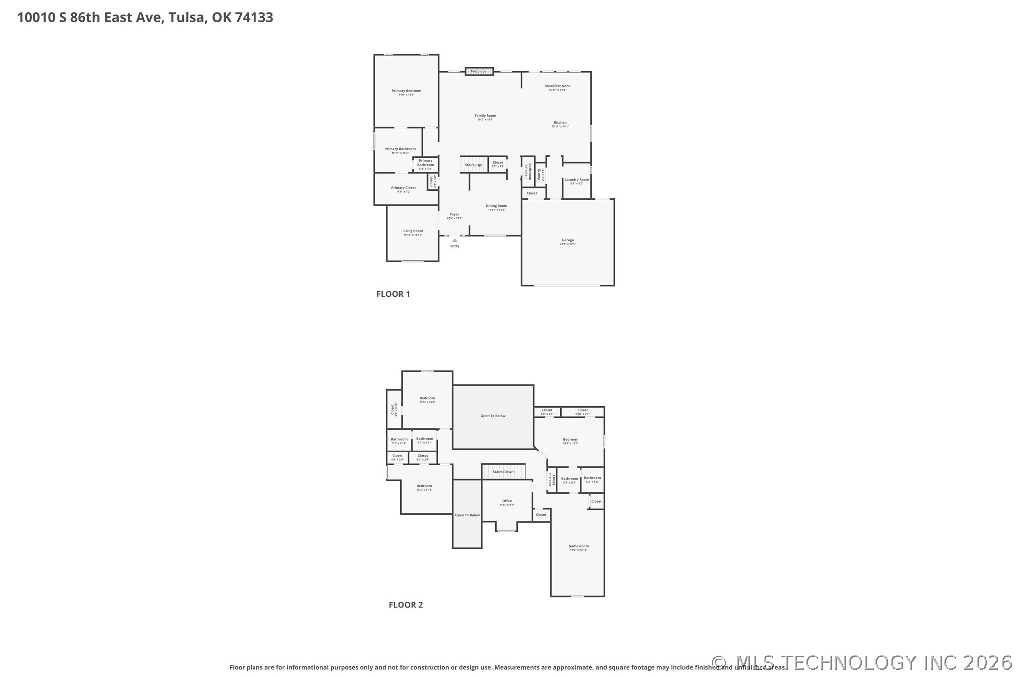 10010 S 86th Eastavenue Tulsa OK 74133