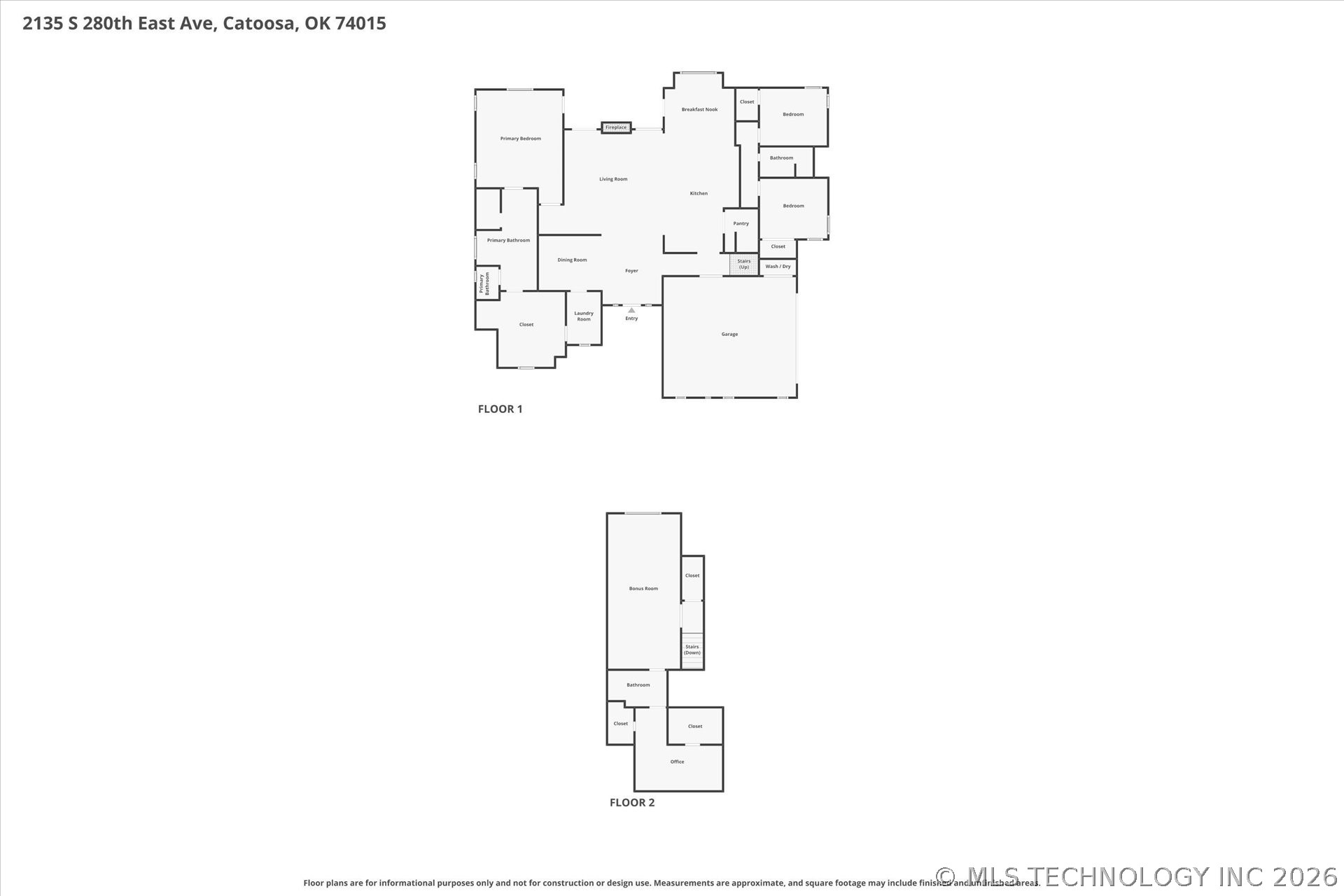 2135 S 280th Eastavenue Catoosa OK 74015