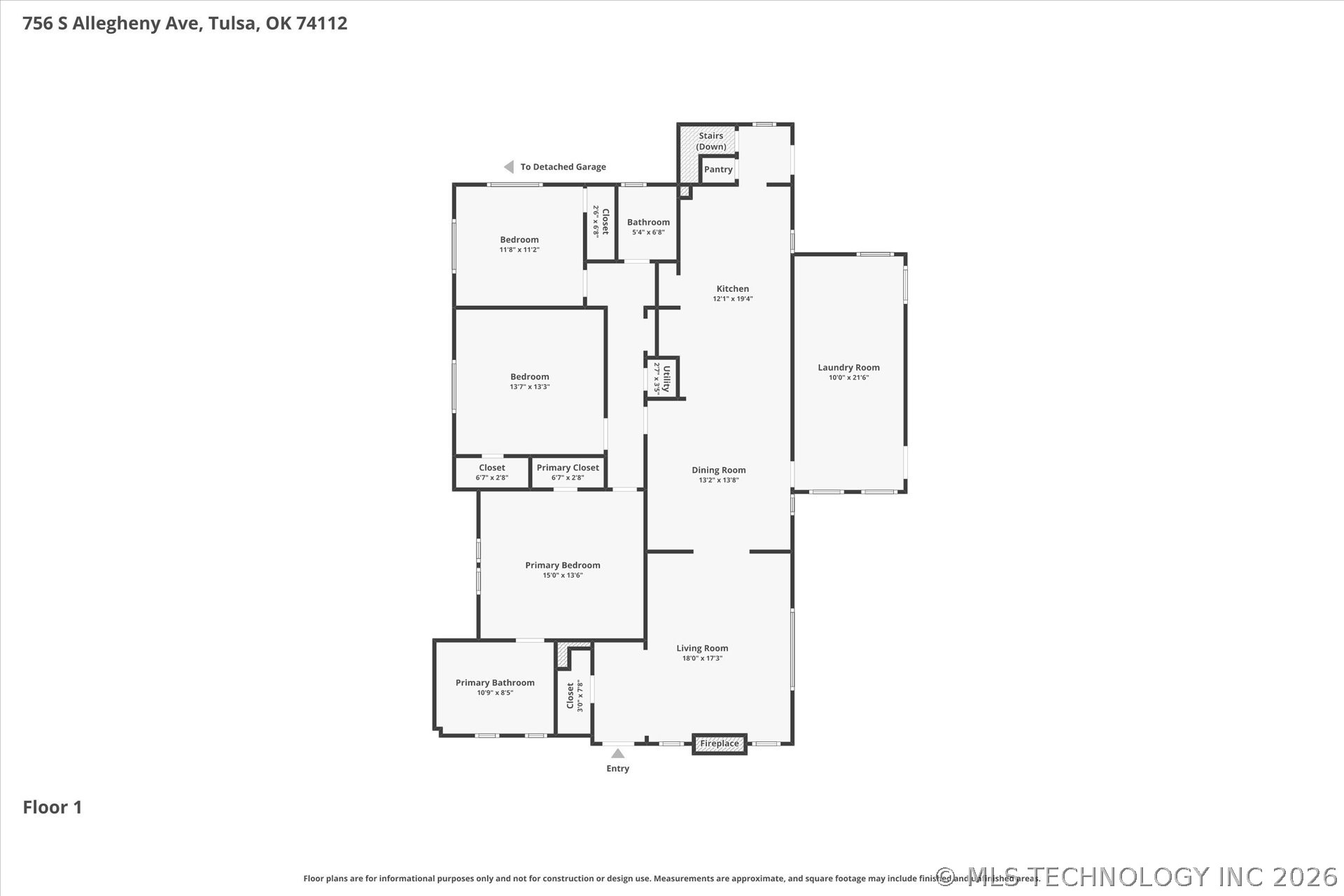 756 S Allegheny Avenue Tulsa OK 74112