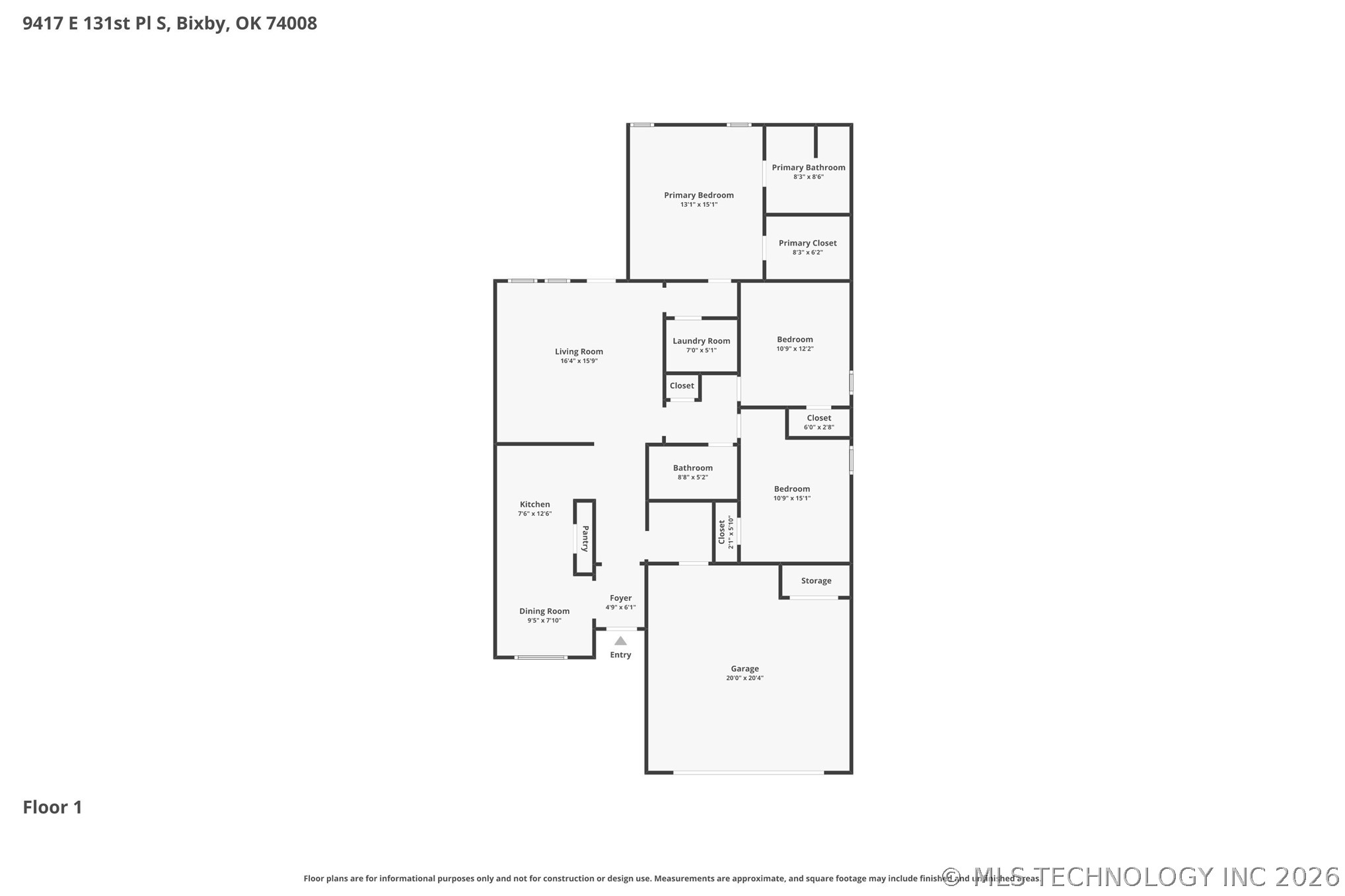 9417 E 131st Place S Bixby OK 74008