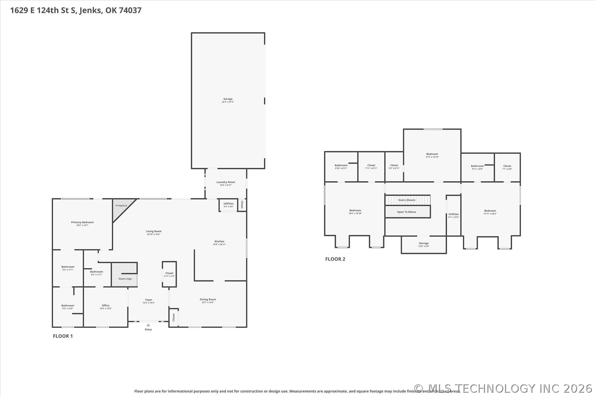 1629 E 124th Street S Jenks OK 74037