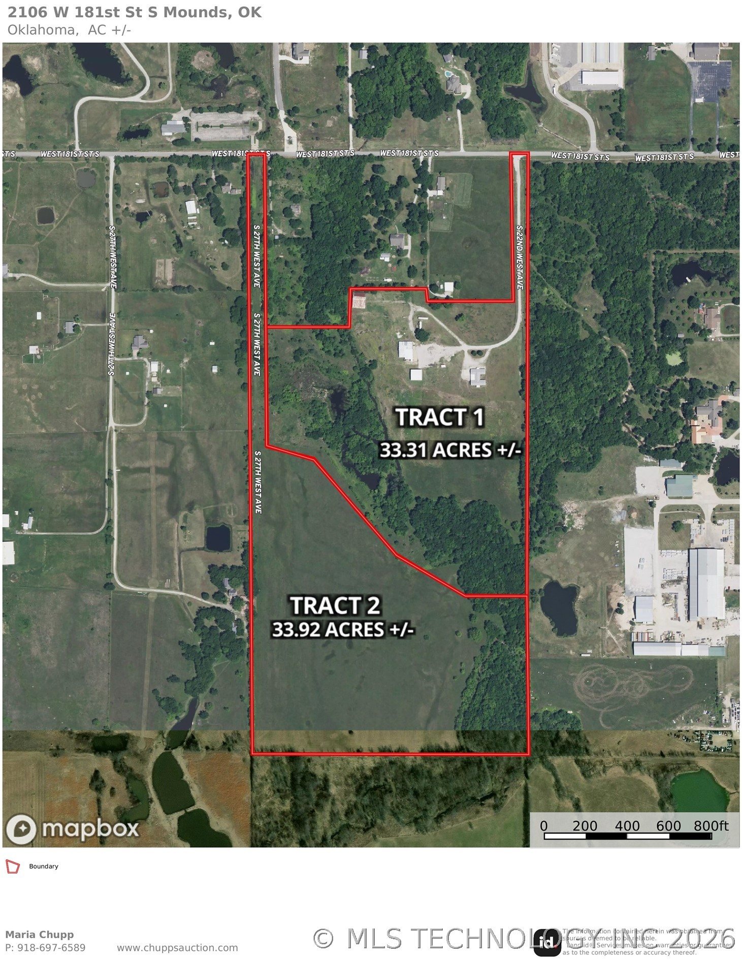 2106 W 181st Street S Mounds OK 74047