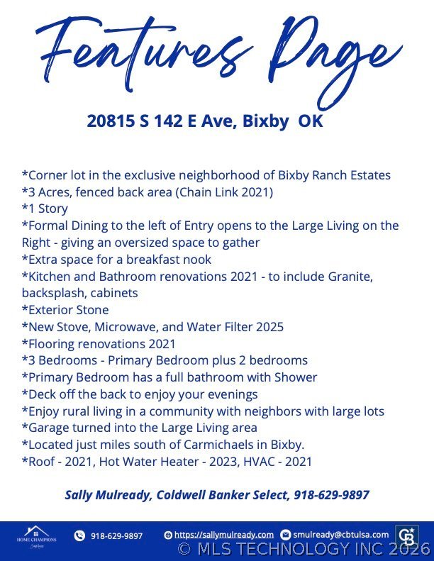 20815 S 142nd Eastavenue Bixby OK 74008