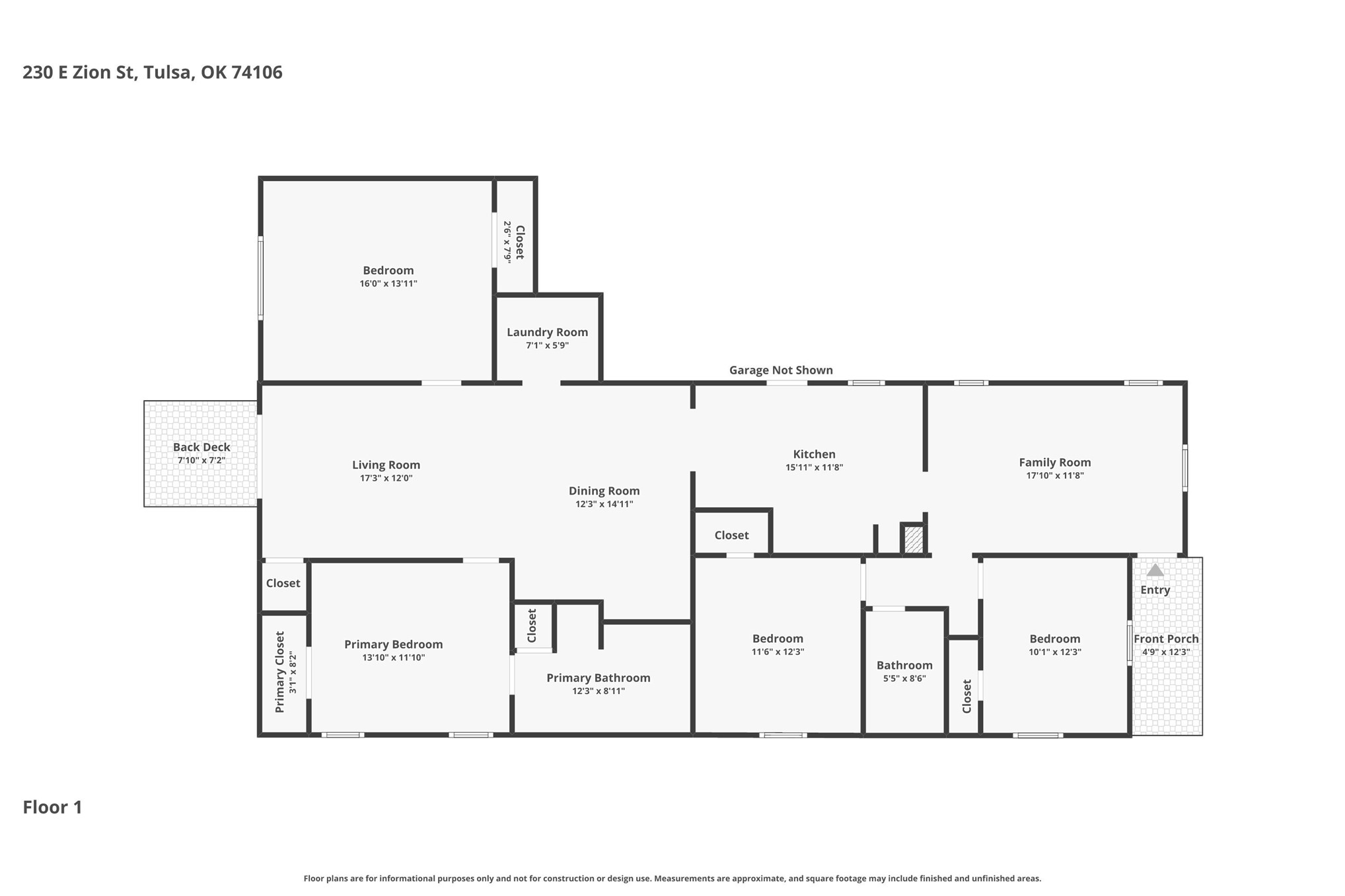 230 E Zion Street Tulsa OK 74106