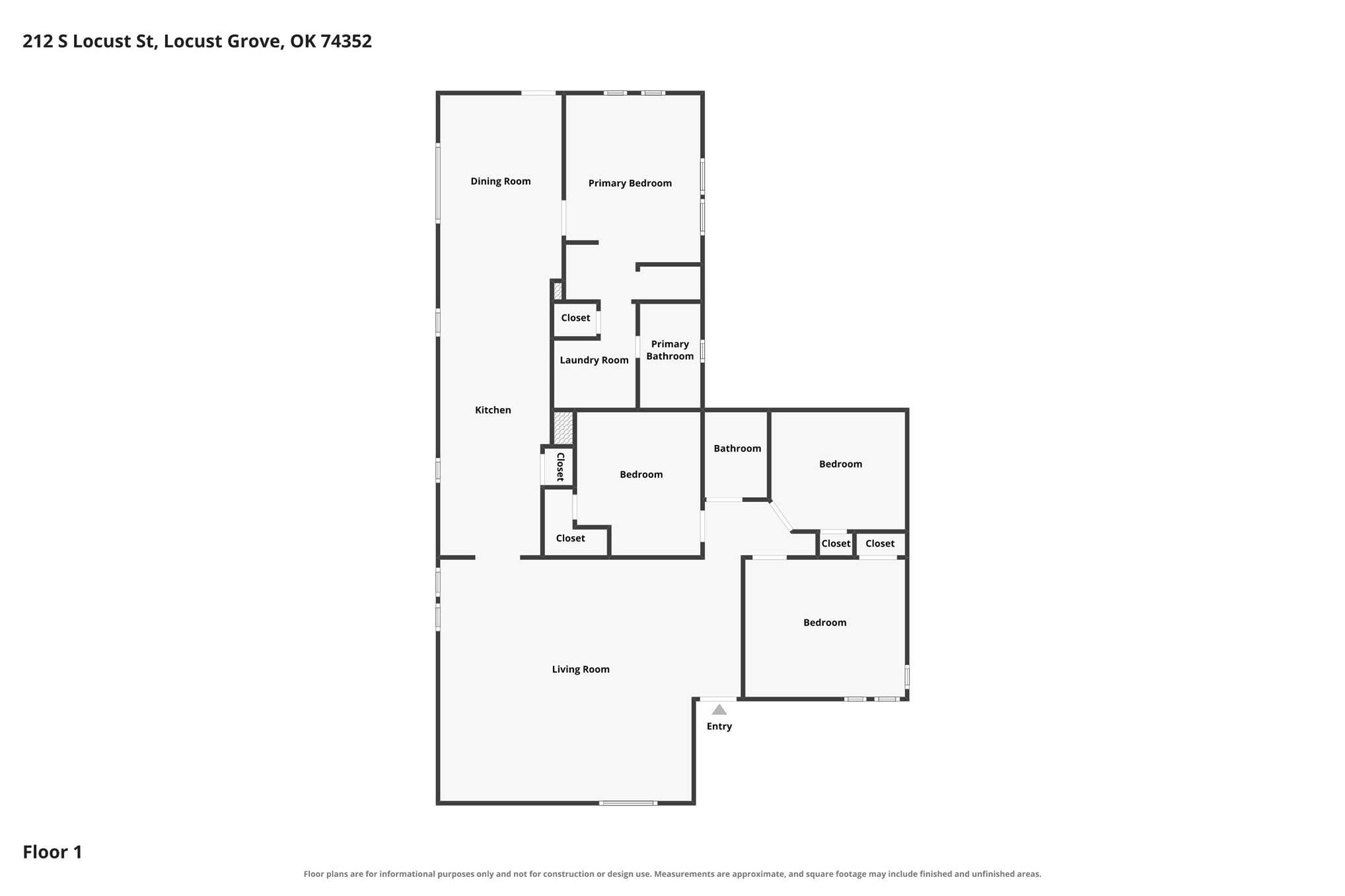 212 S Locust Street Locust Grove OK 74352