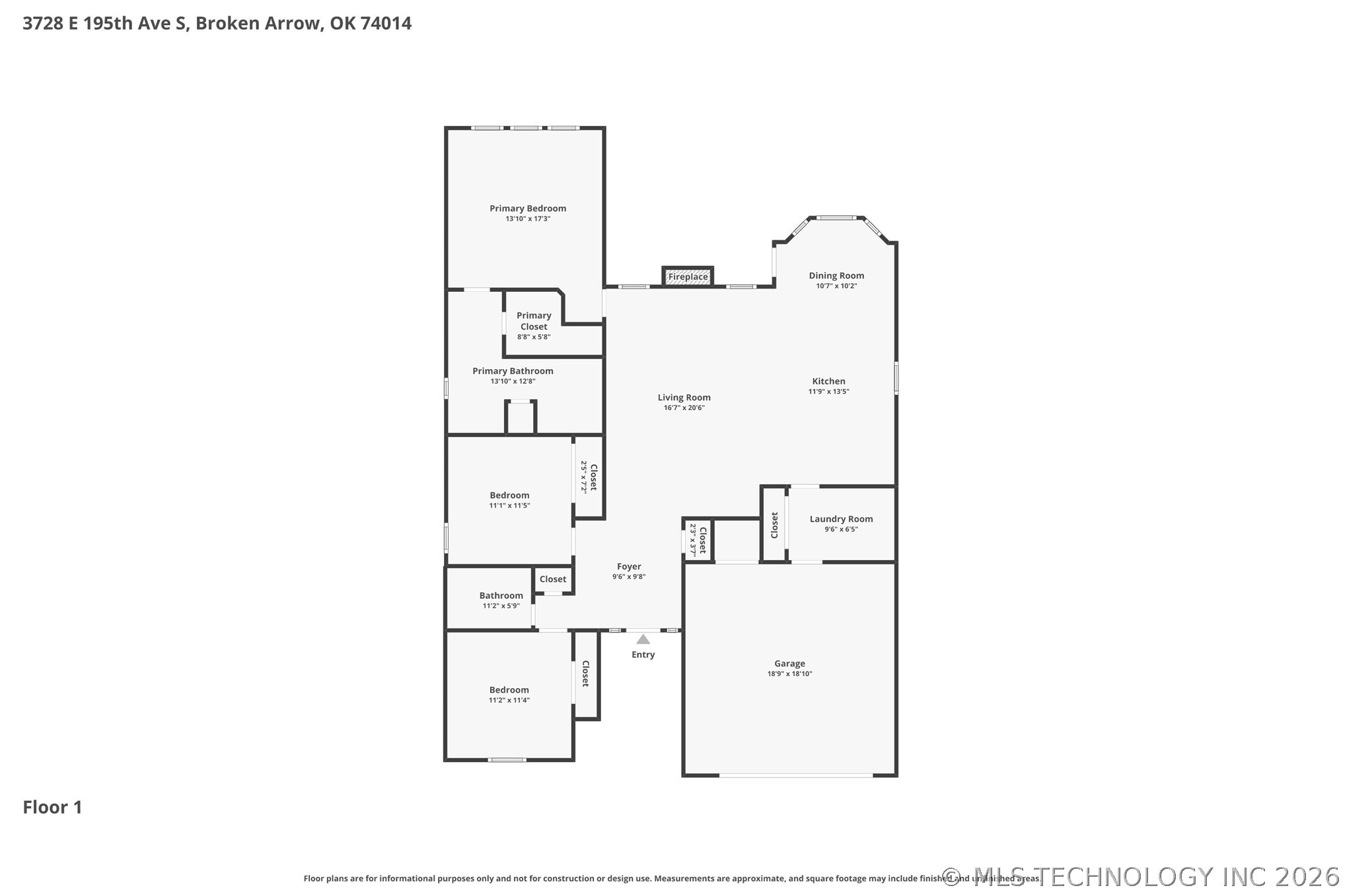 3728 S 195th Avenue Broken Arrow OK 74014