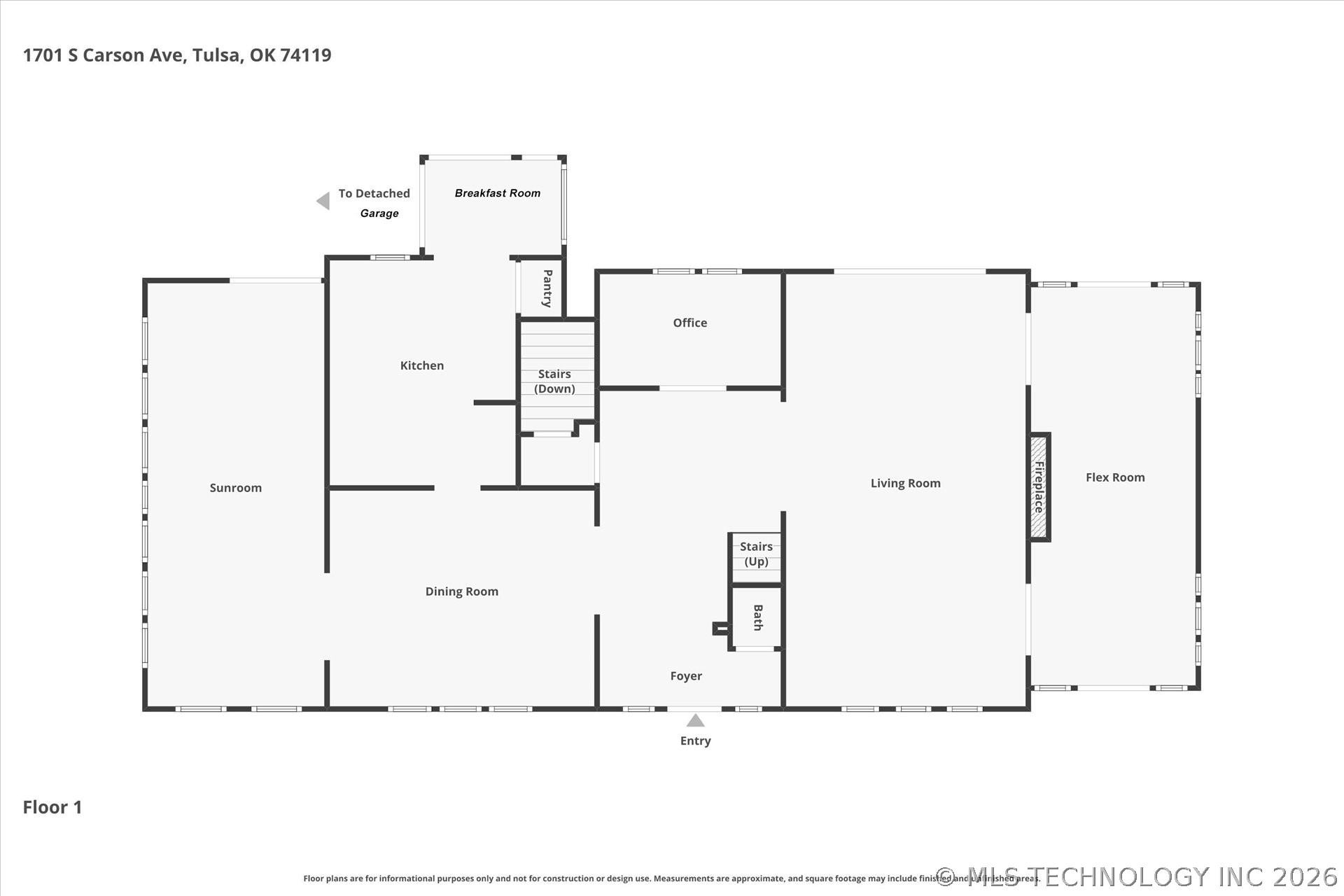 1701 S Carson Avenue Tulsa OK 74119
