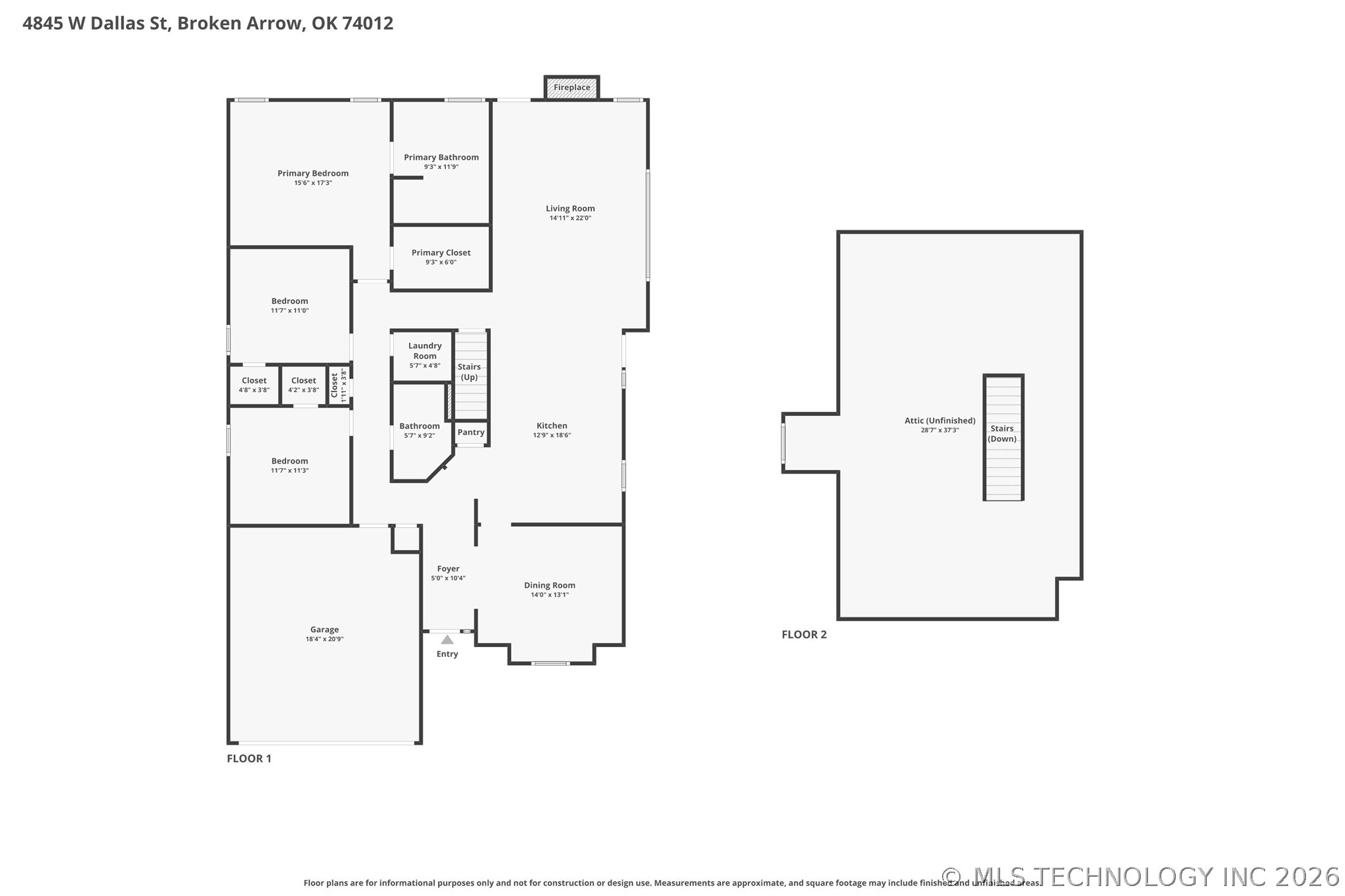 4845 W Dallas Street Broken Arrow OK 74012