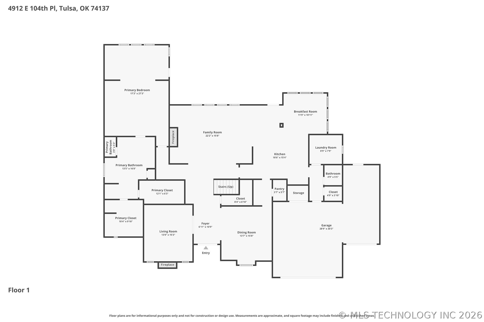 4912 E 104th Place Tulsa OK 74137