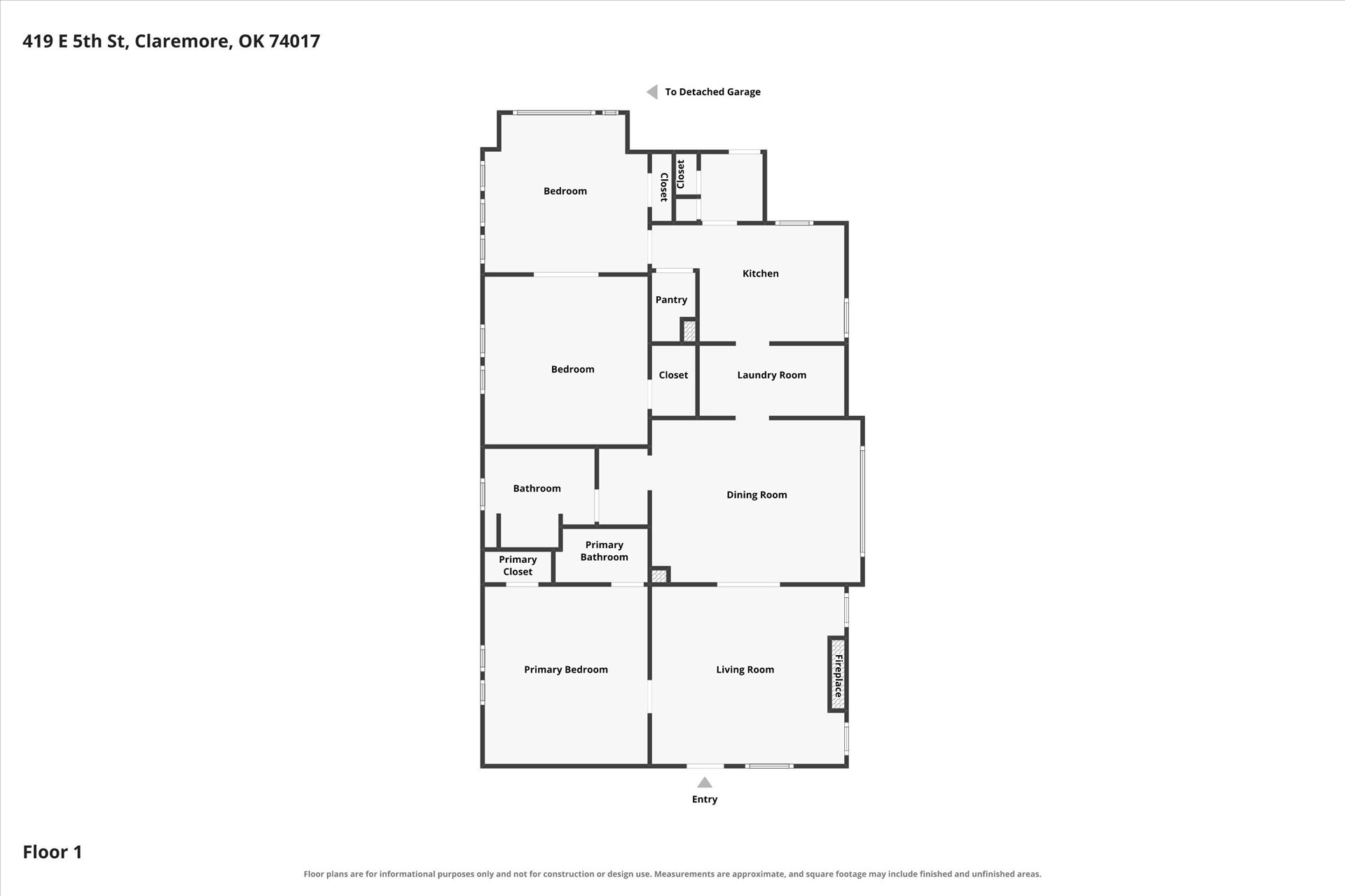 419 E 5th Street Claremore OK 74017