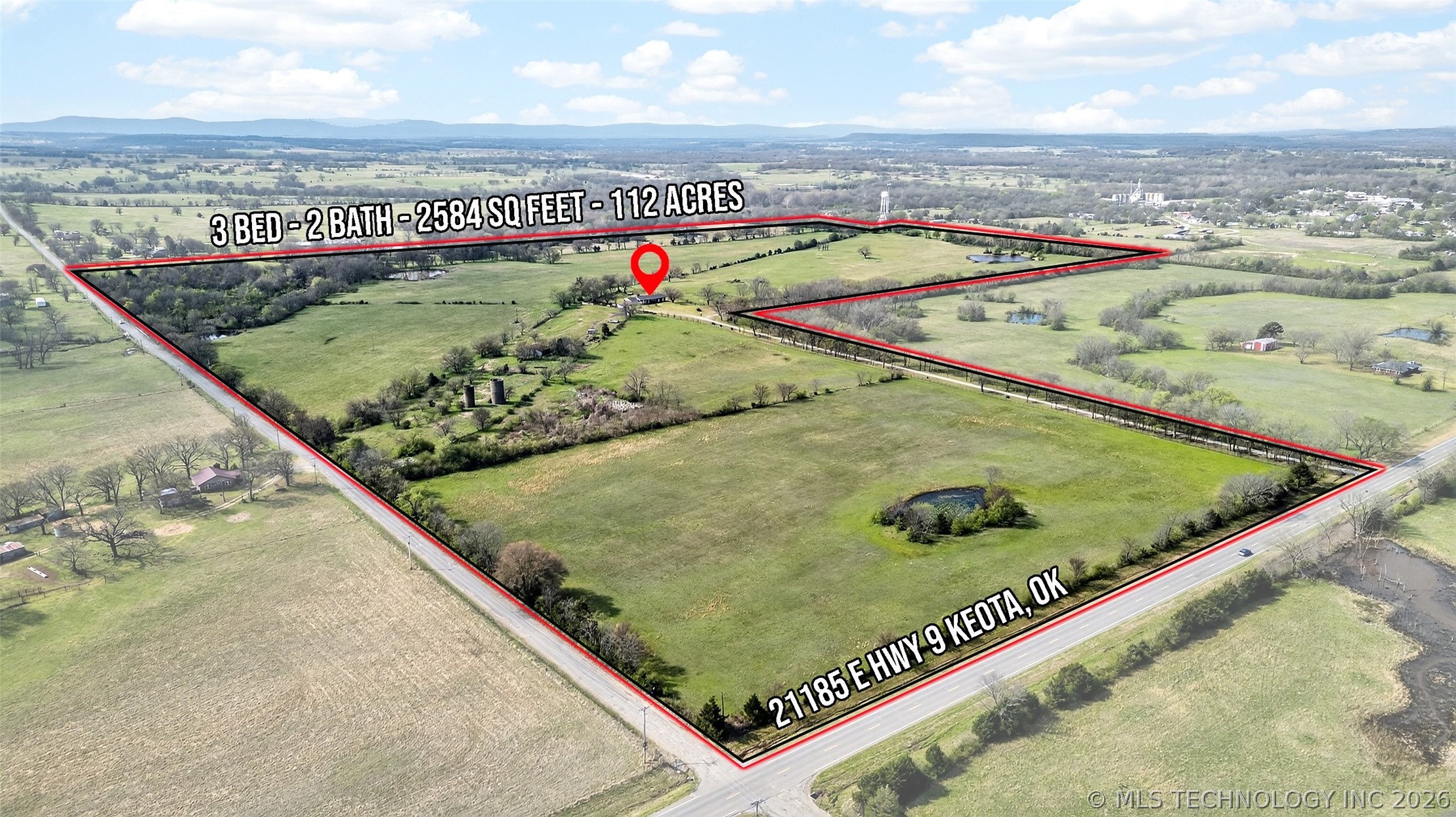 21185 E Highway 9 Keota OK 74941